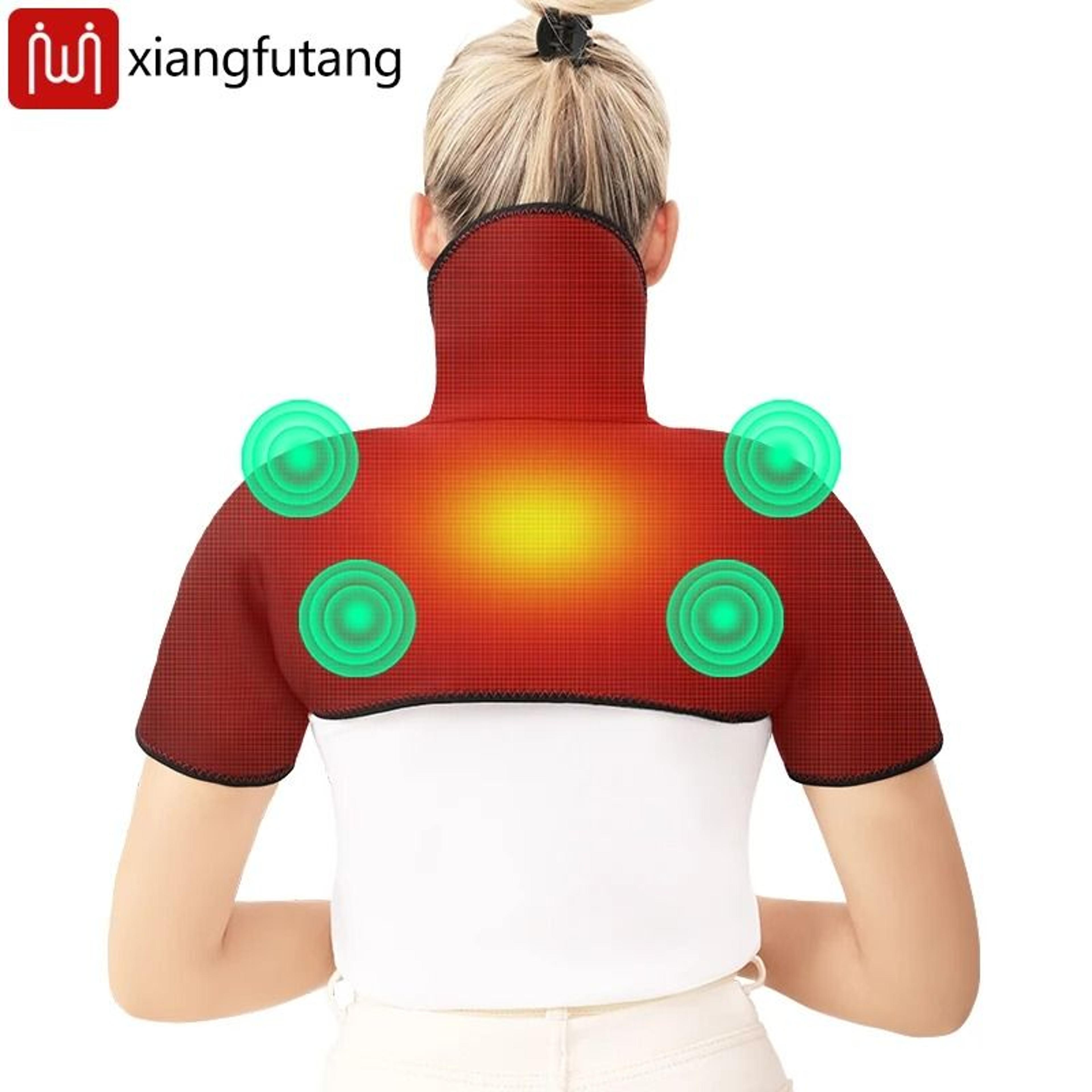 electric heated neck and shoulder shawl with 3 temperature levels