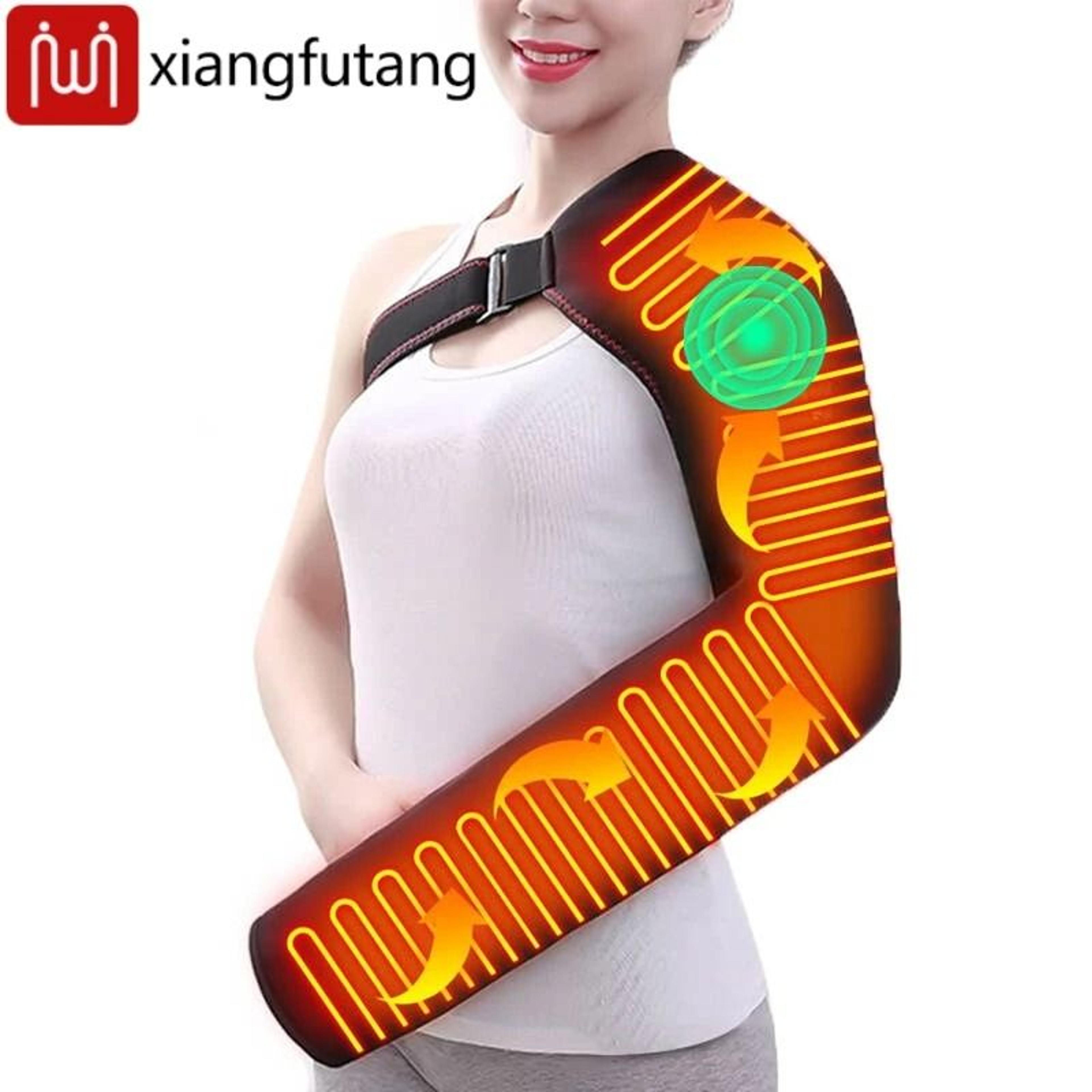 electric full arm heating wrap for shoulder, elbow, wrist and hand comfort