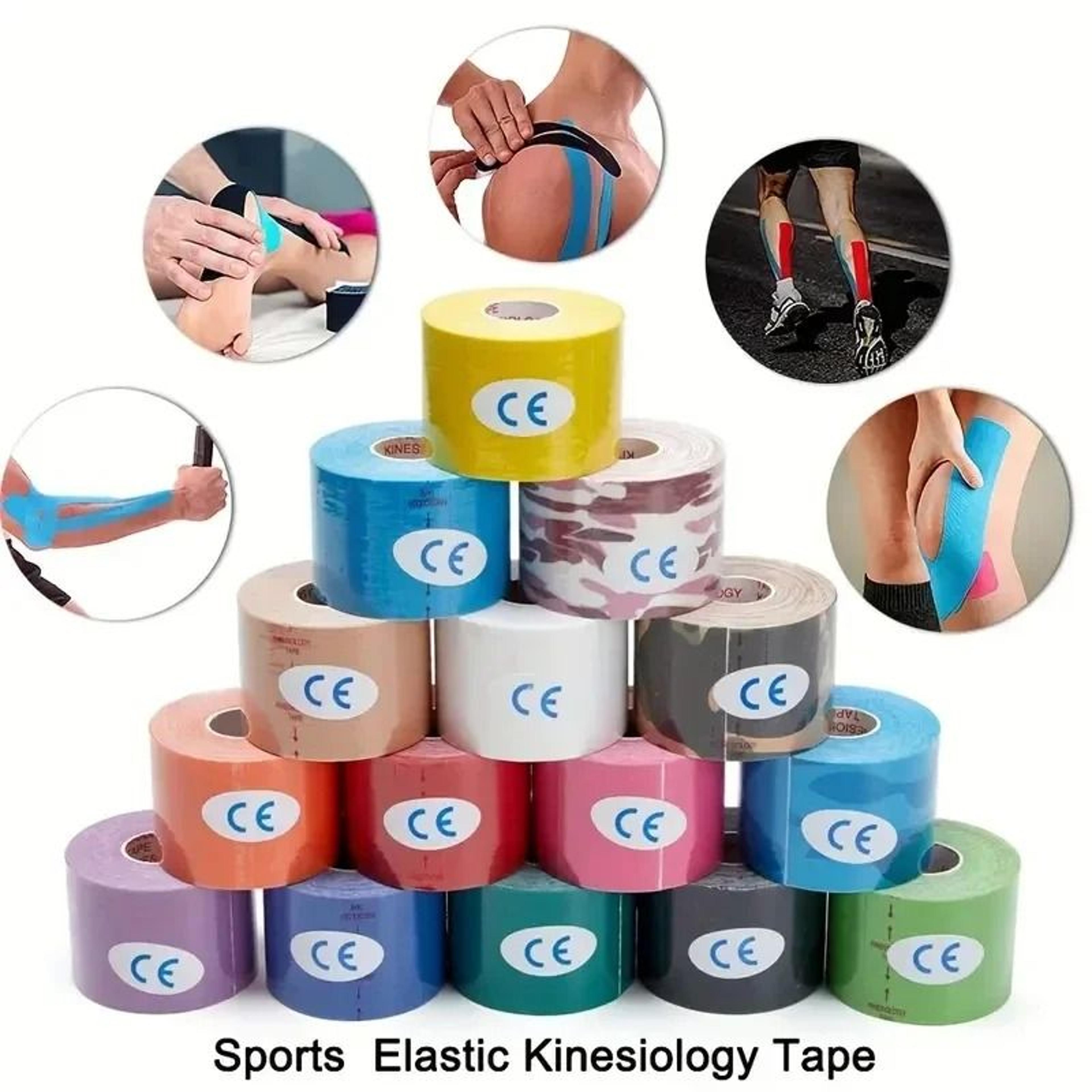 elastic waterproof kinesiology tape roll for sports and everyday support