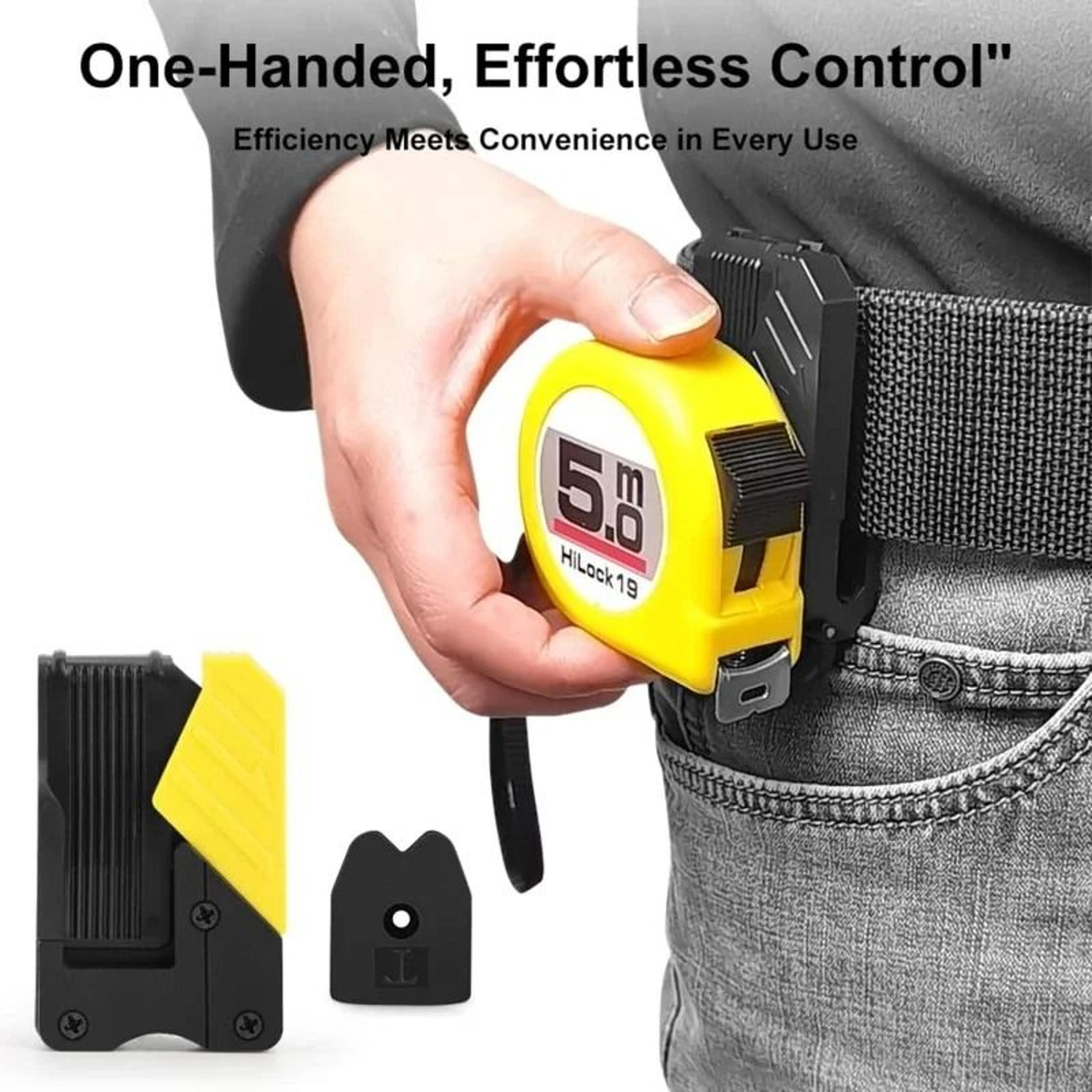 quick release tool belt clip universal hammer holder & tape measure hanger for power tools
