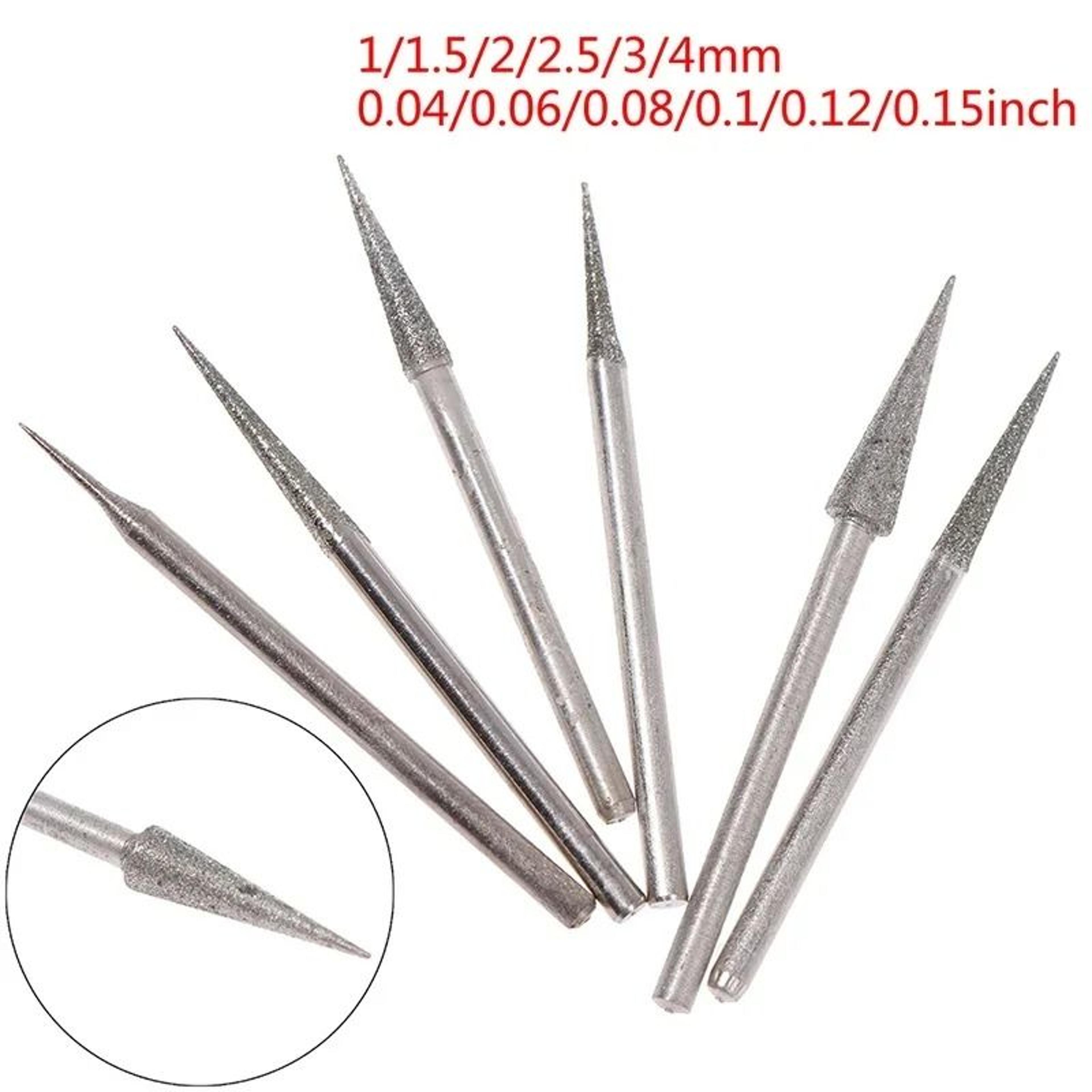 6 piece diamond burr grinding bit set for engraving and carving