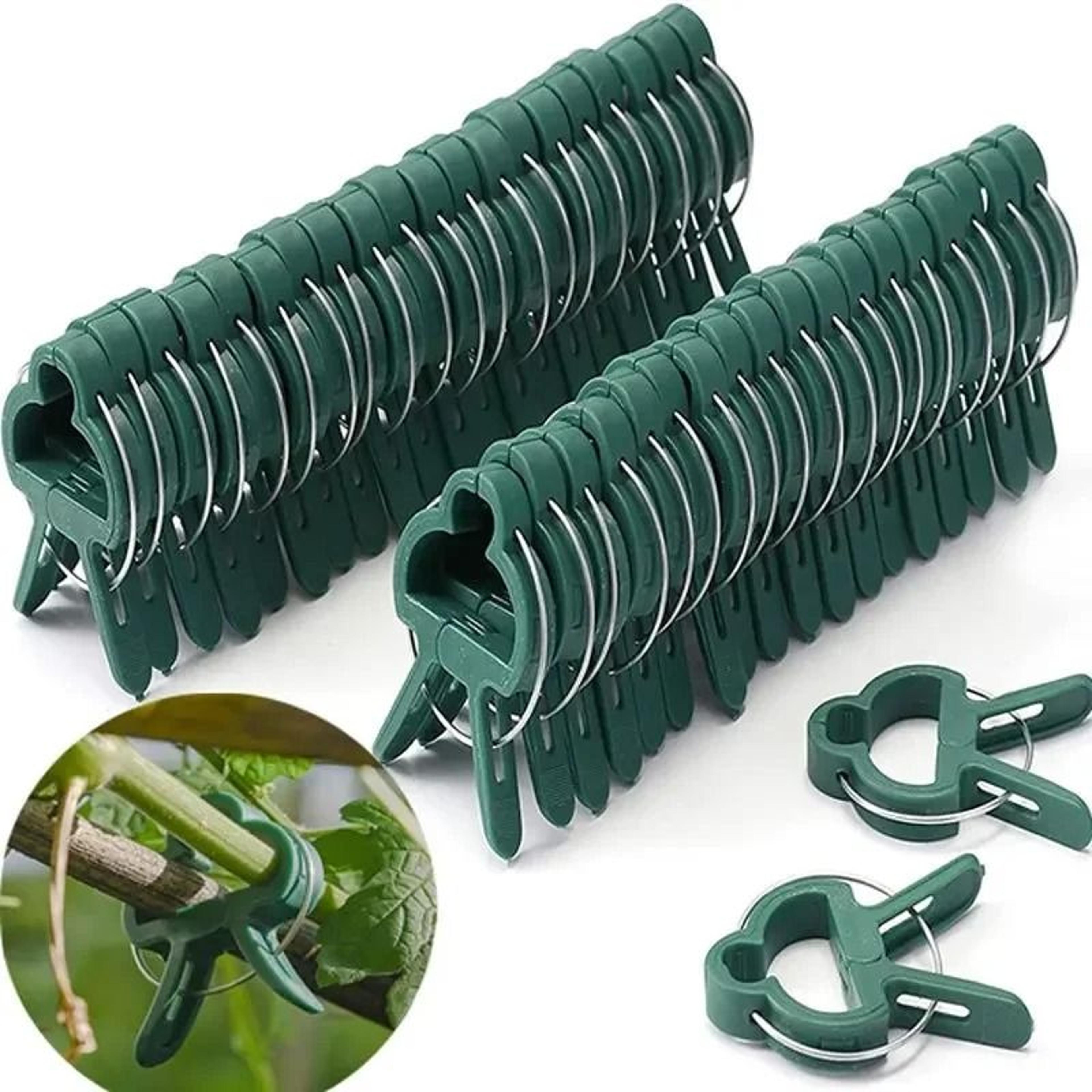 20 piece plant support clips for garden vines greenhouse trellis and seedlings