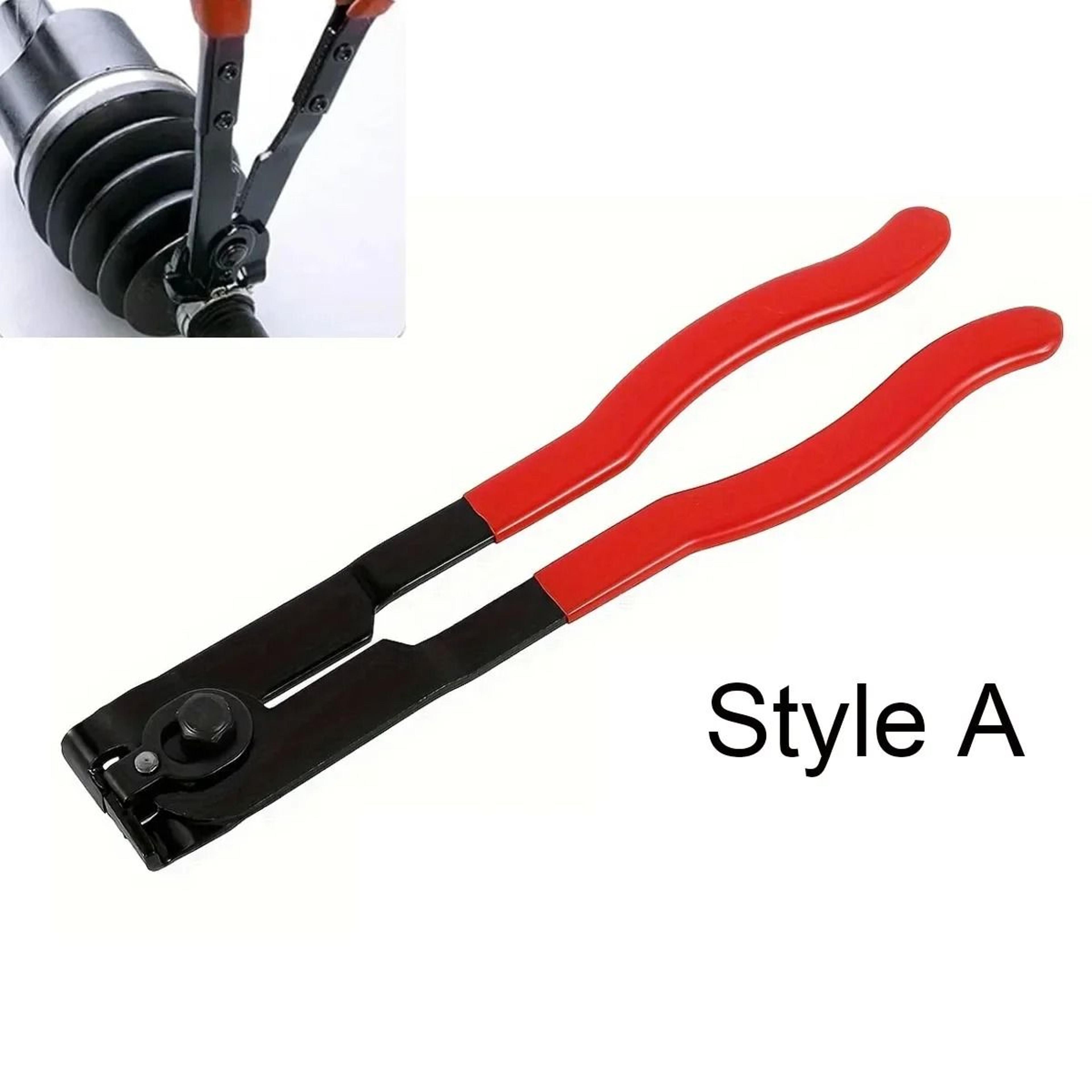 heavy duty cv boot clamp pliers with cutter for automotive repairs