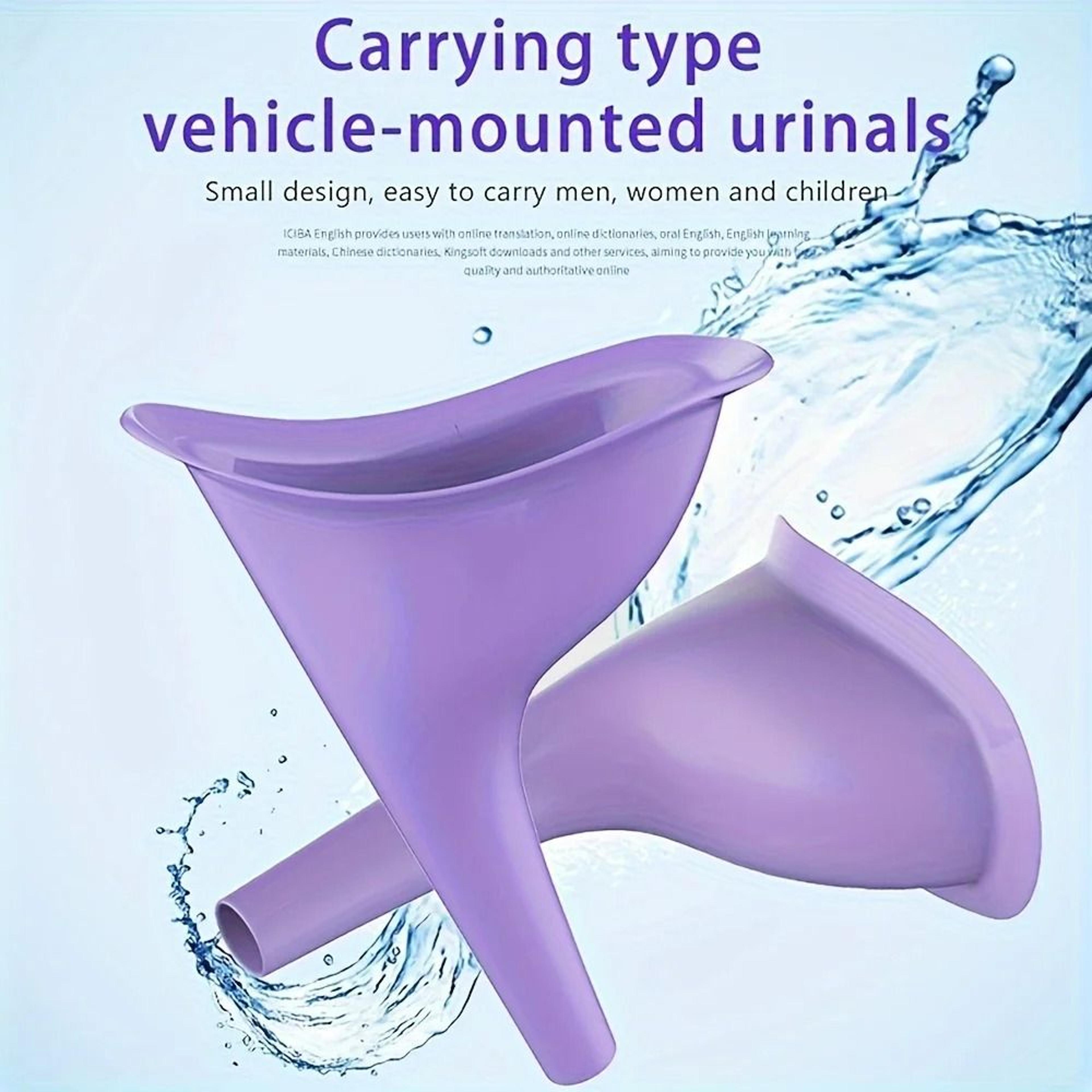 reusable women's portable urinal soft silicone female urination device for travel camping
