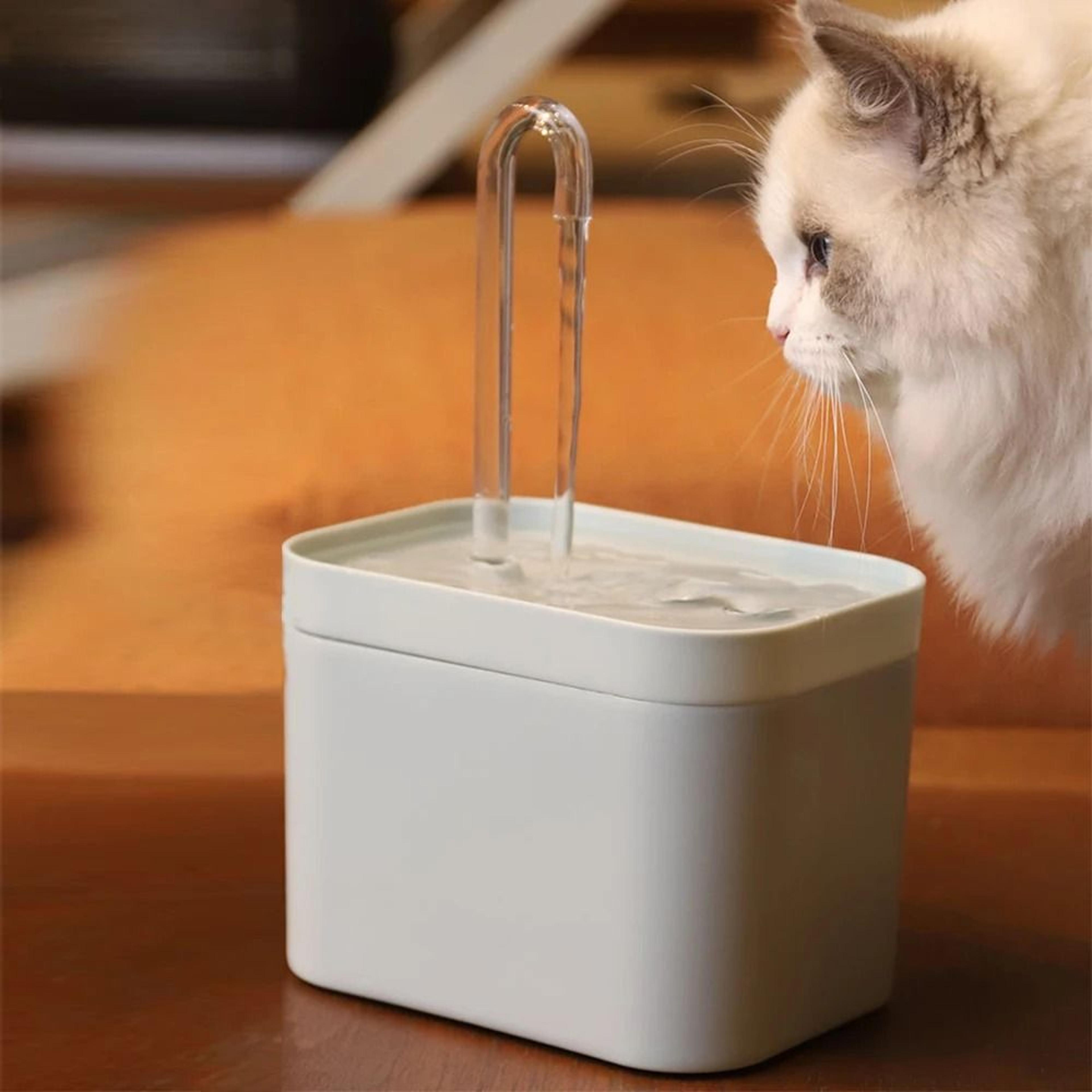 1.5l automatic pet water fountain ultra quiet cat and dog drinking dispenser
