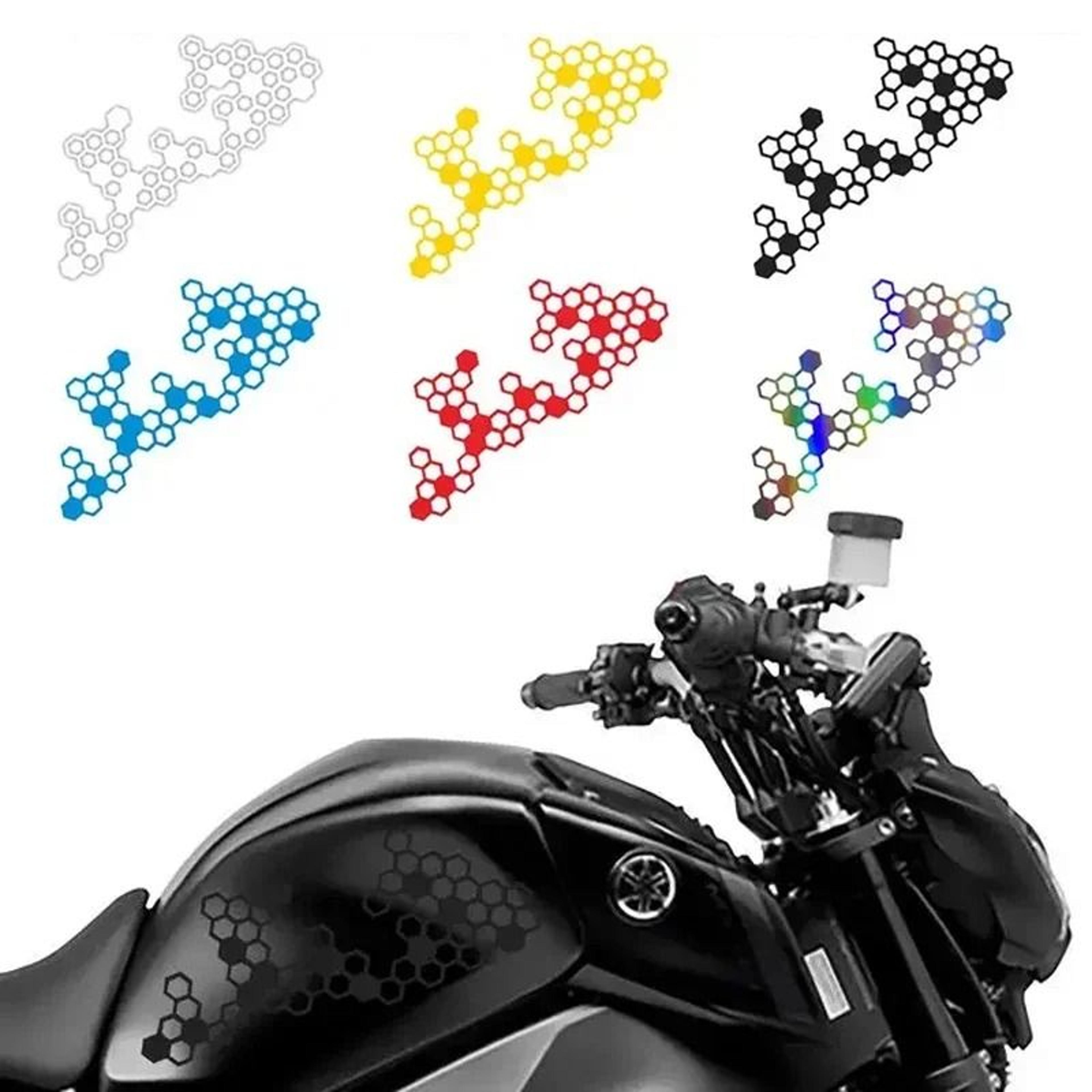 waterproof honeycomb motorcycle decal stickers for helmet fairing and bumper