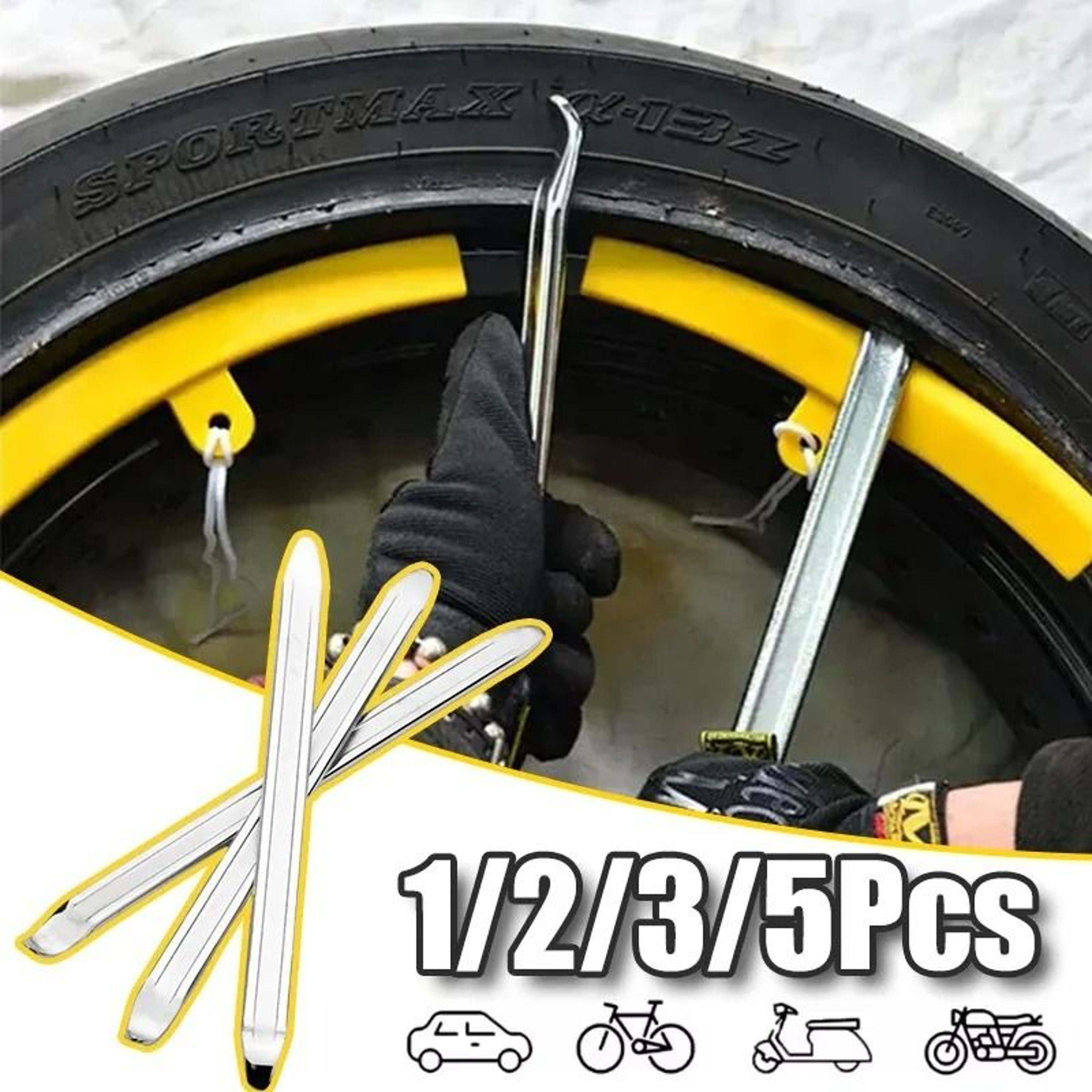 25cm heavy duty steel tire lever pry bar for car motorcycle & bicycle tire repair