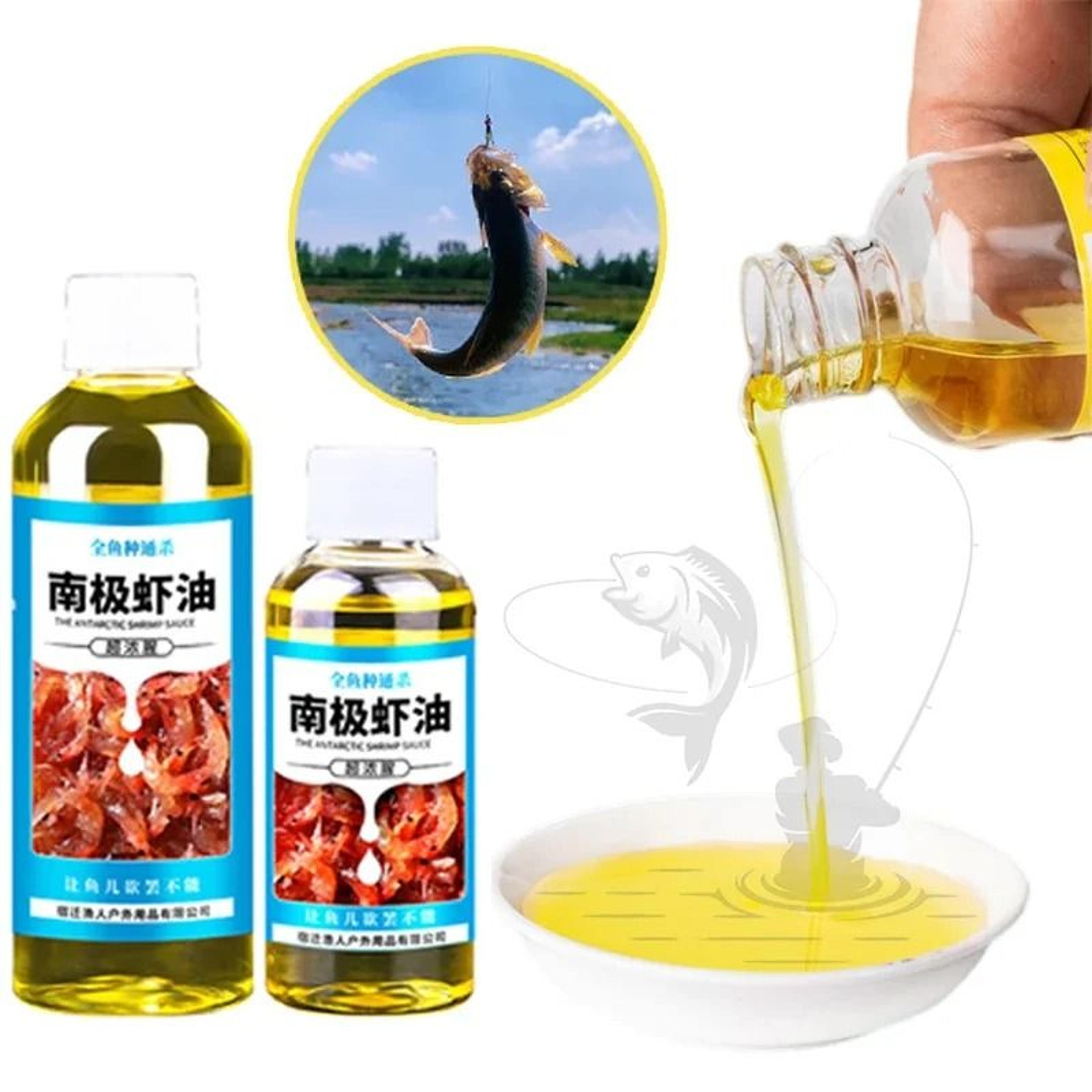 100ml antarctic krill shrimp oil fishing attractant for carp tilapia & freshwater bait