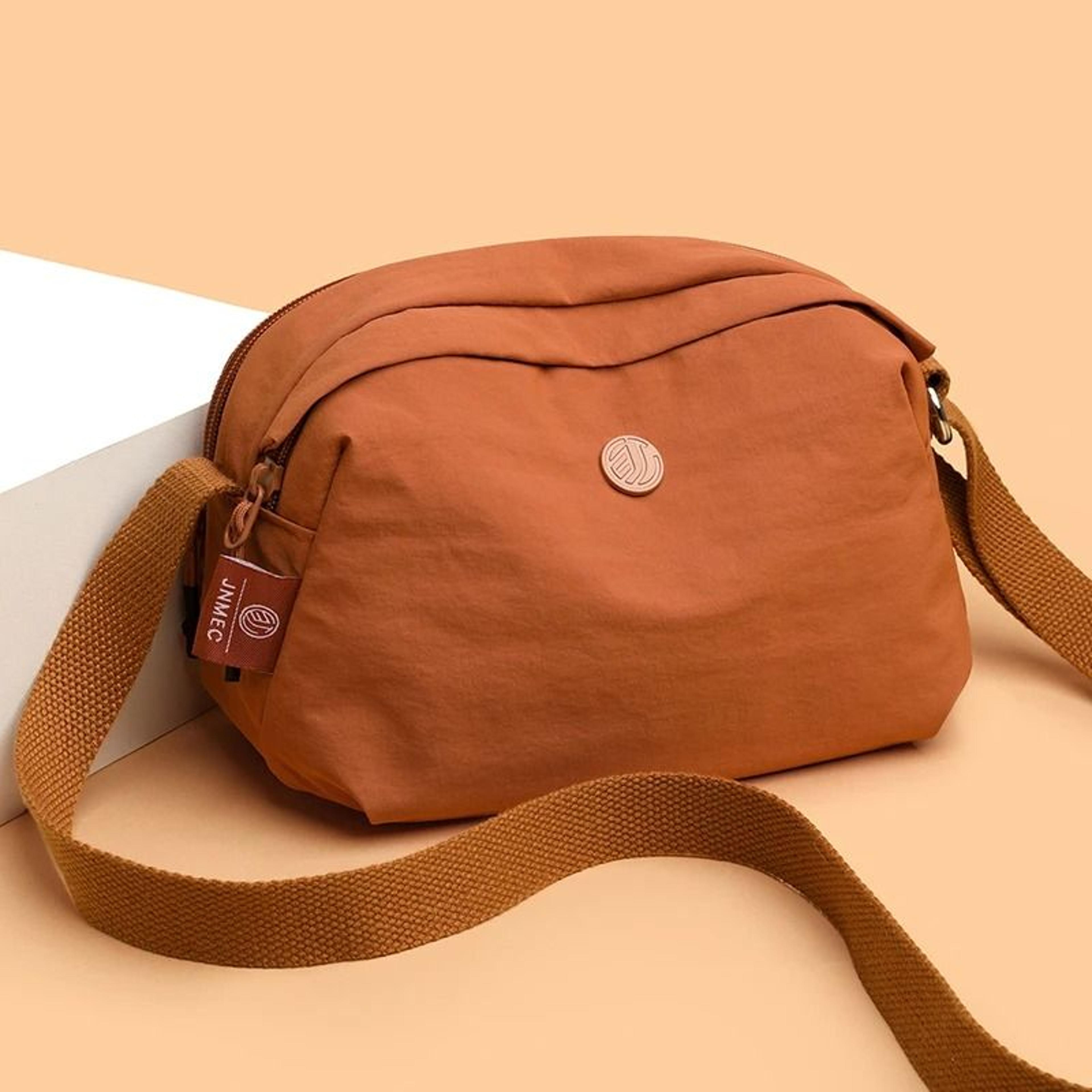waterproof nylon crossbody shoulder bag for women lightweight everyday purse