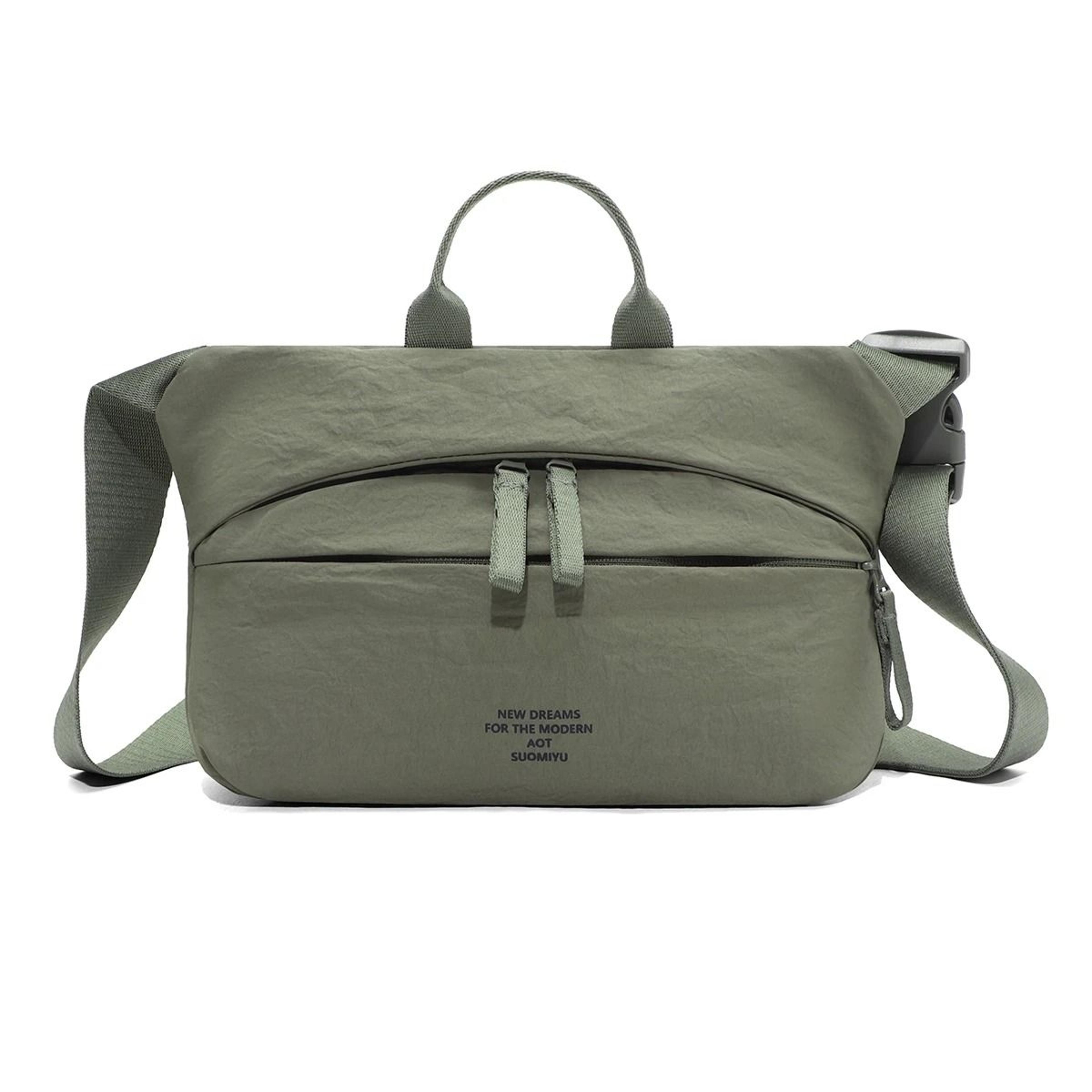 women's large capacity nylon sling bag casual crossbody chest backpack