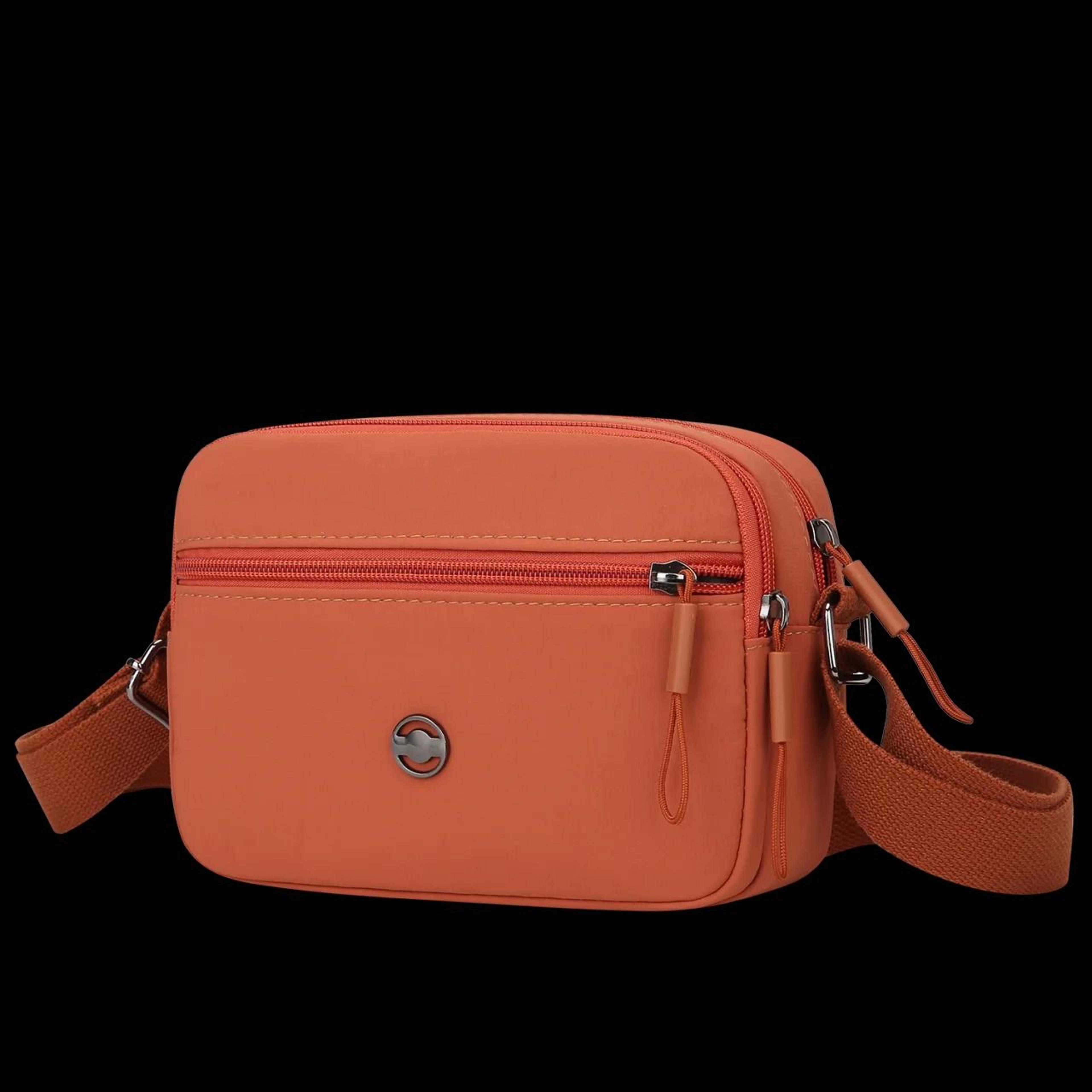 women's washed nylon crossbody bag large capacity multi pocket shoulder purse