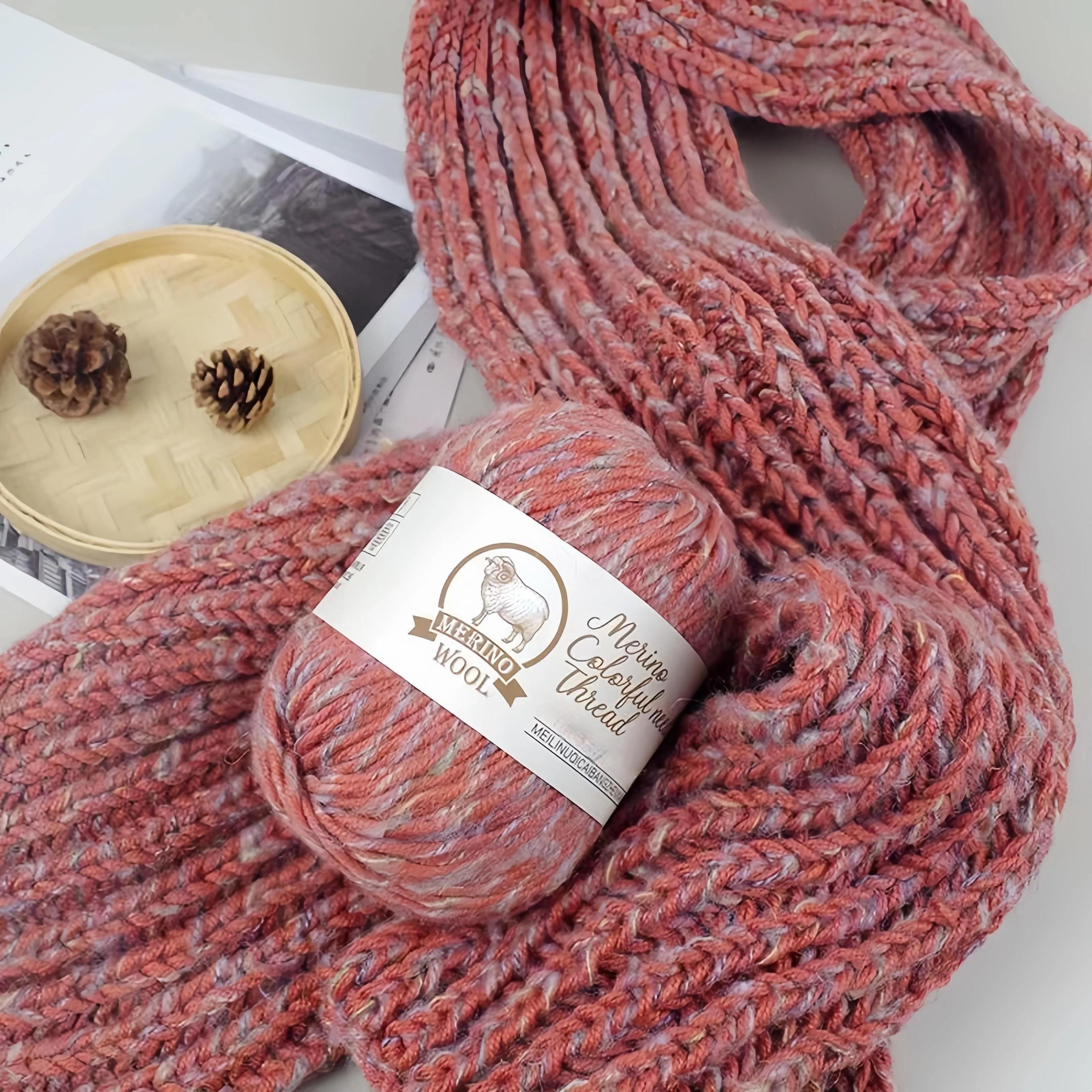 chunky mohair alpaca blend yarn for knitting crochet sweaters scarves and diy crafts