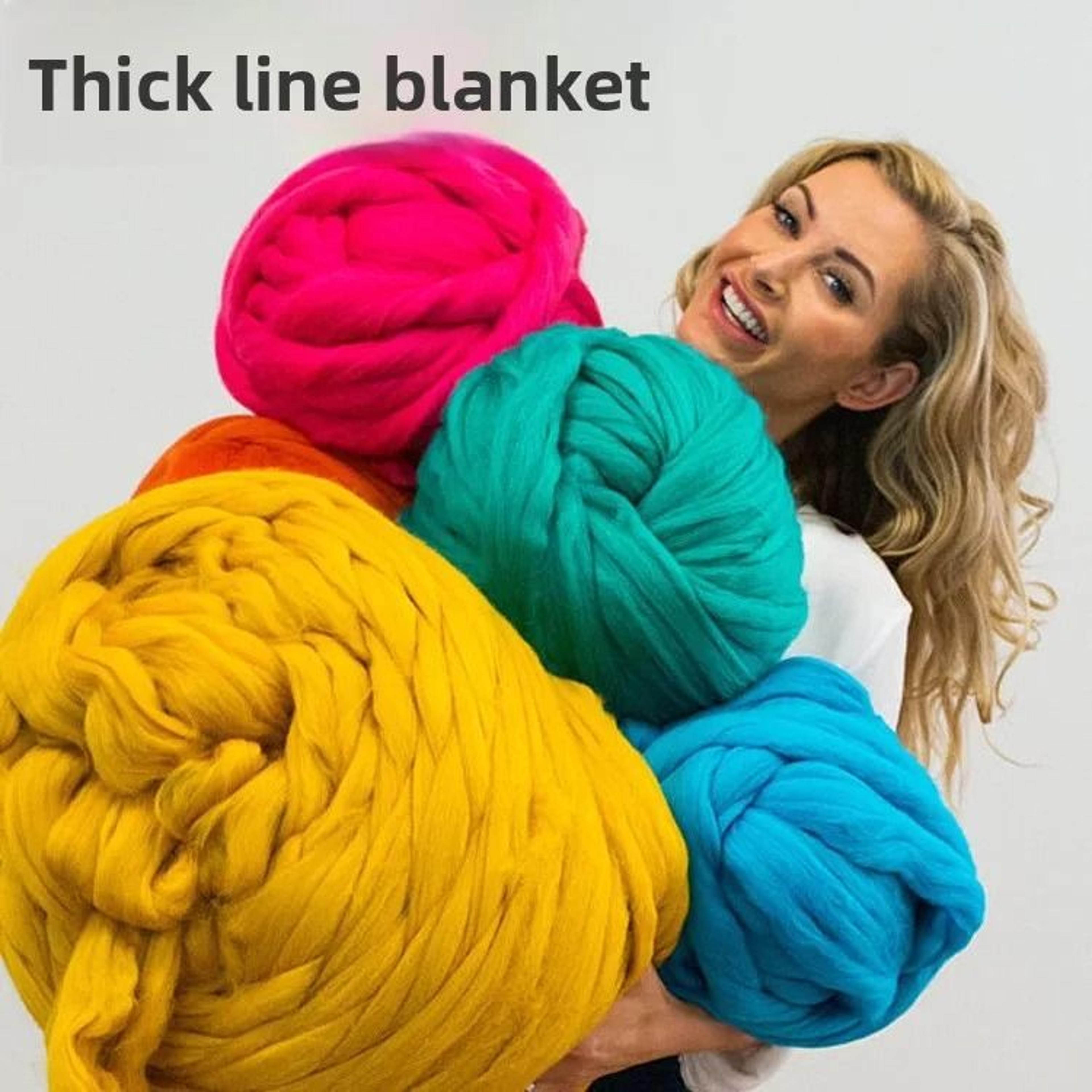 super chunky roving yarn for arm knitting blankets rugs hats and diy crafts