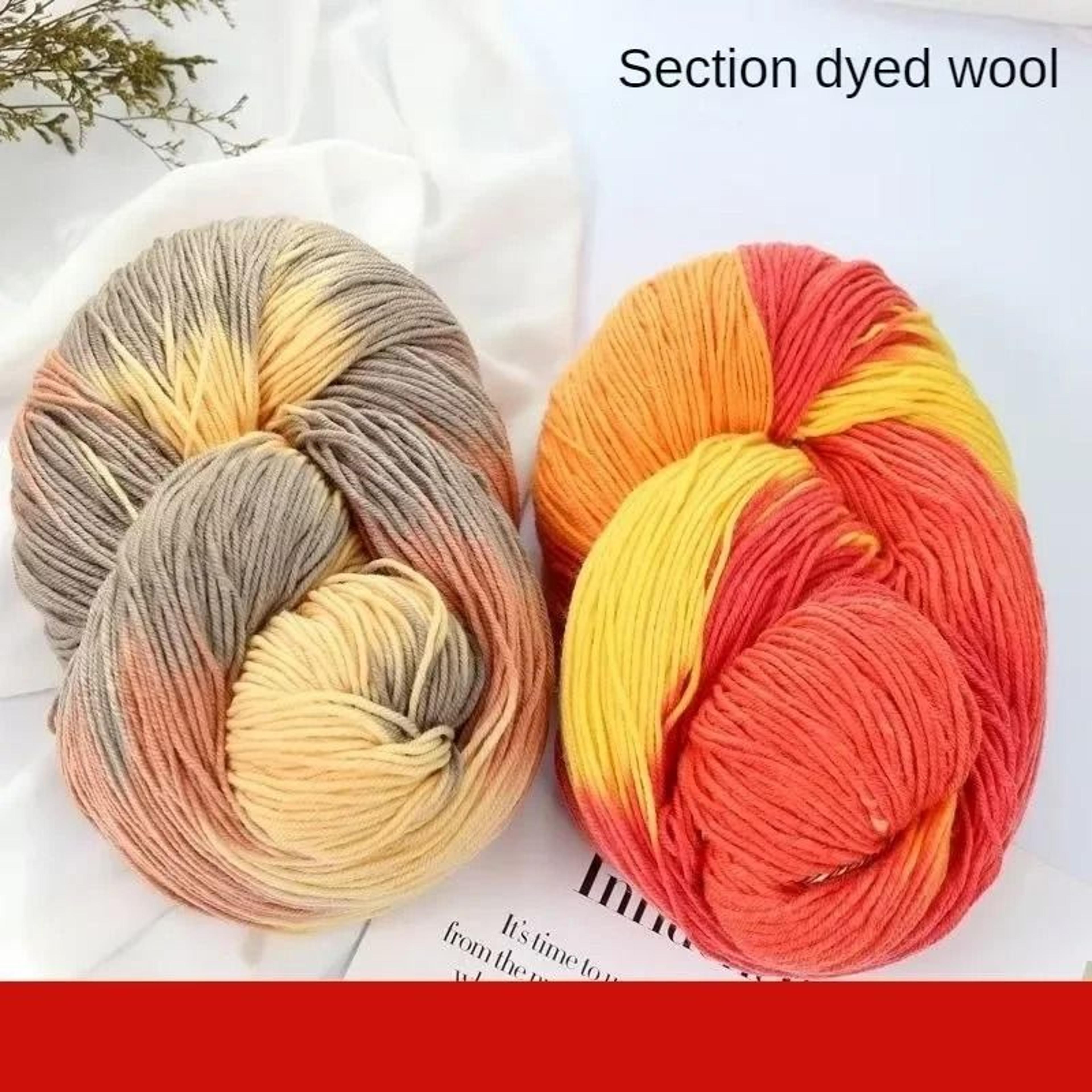 colorful 4 ply chunky yarn for knitting crochet sweaters blankets and diy crafts