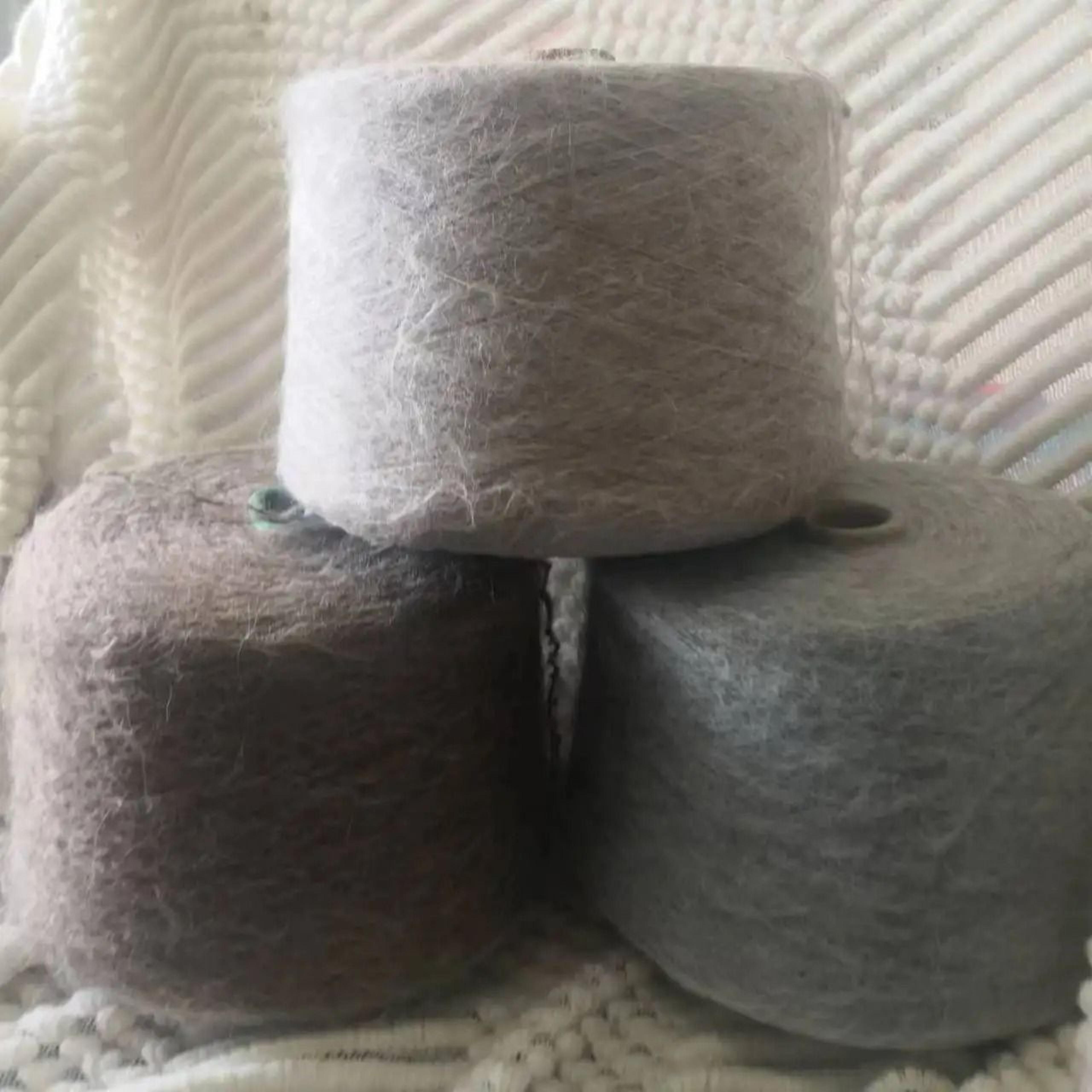 super soft fluffy mink wool blend yarn 500g chunky acrylic angora yarn for knitting crochet sweaters scarves & cushions