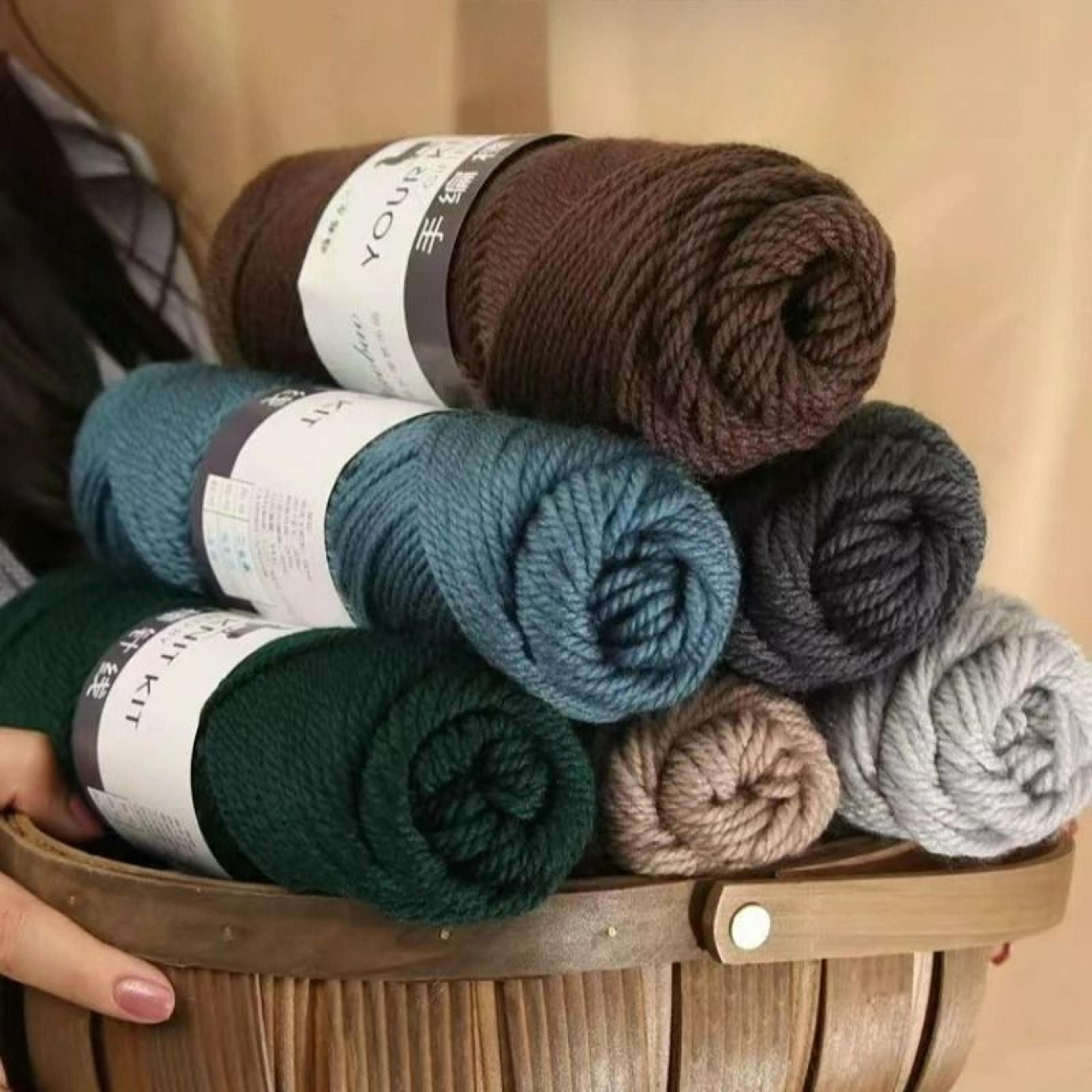 soft alpaca chunky wool yarn for hand knitting & crochet 3.5 oz