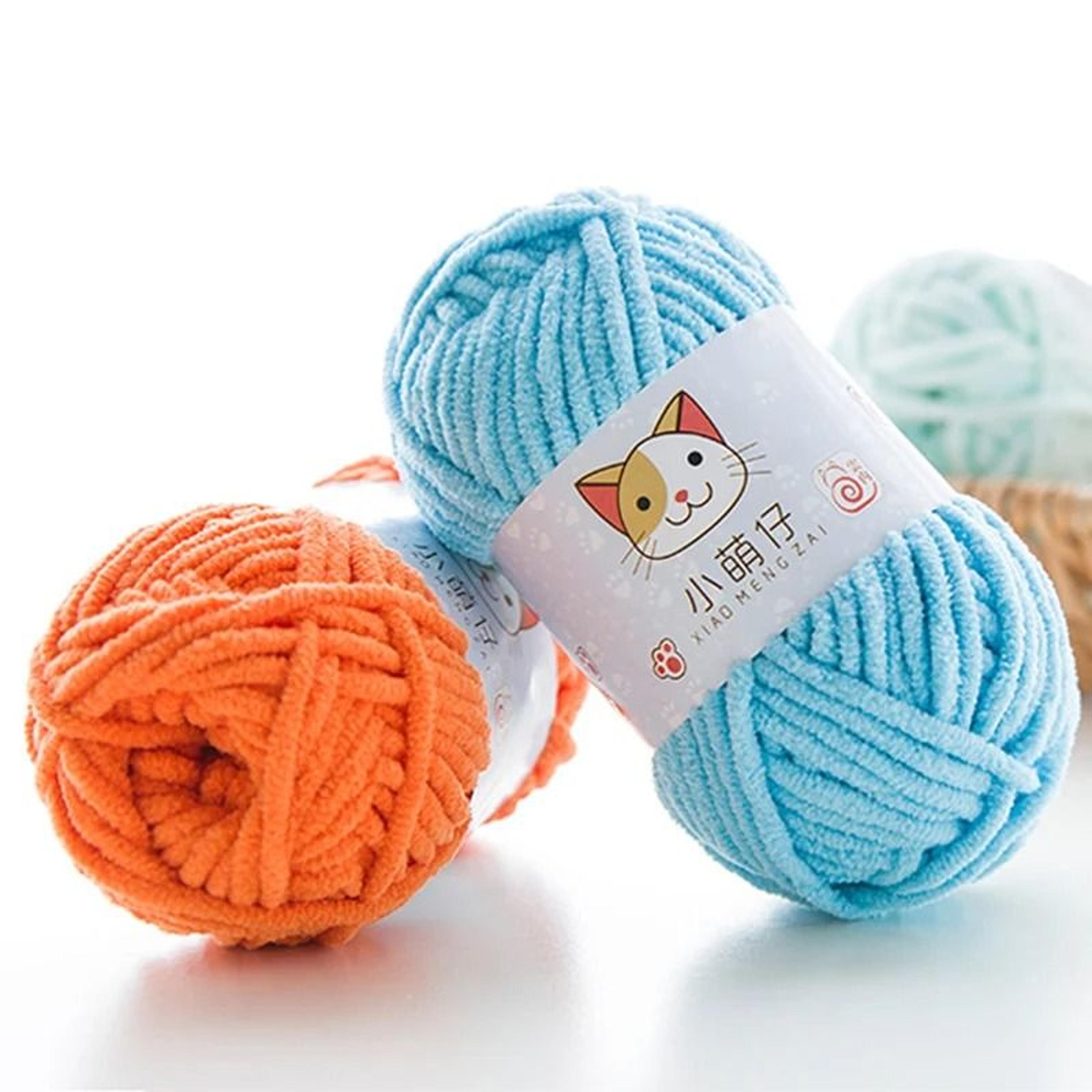 soft chunky knitting & crochet wool yarn 1.8 oz