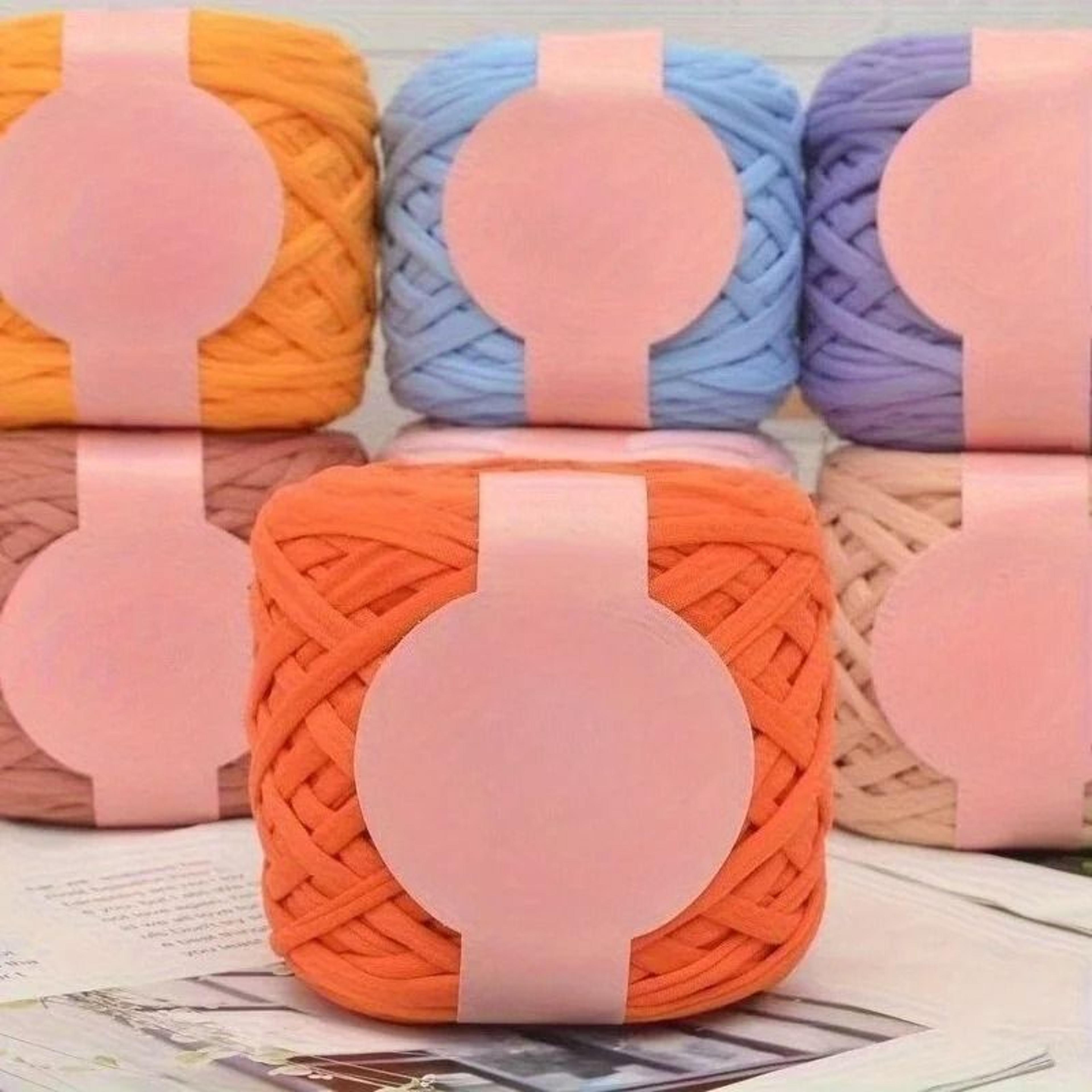 280g chunky t shirt ribbon yarn for crochet bags knitting & diy crafts
