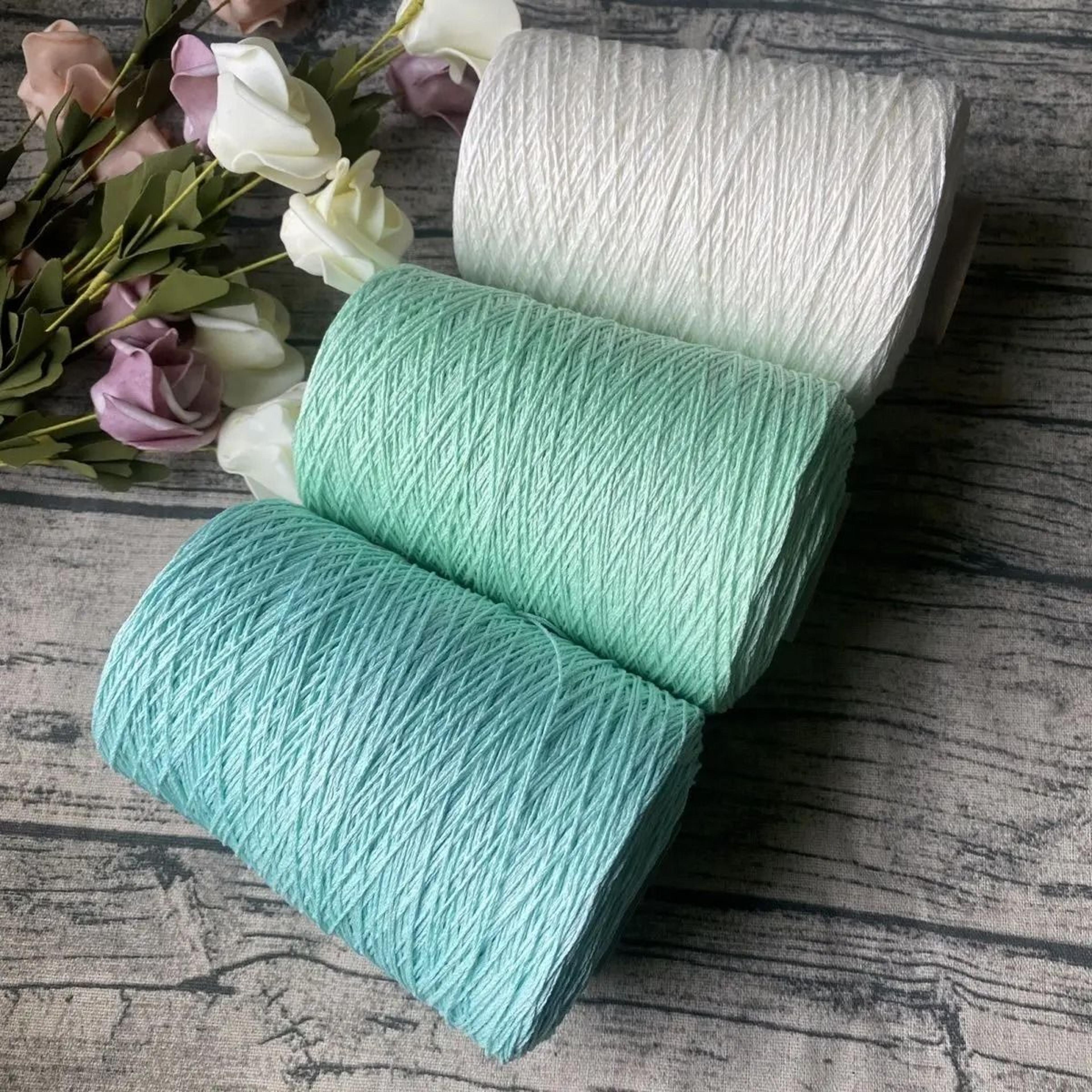 17.6 oz high twist tencel lace yarn for summer crochet, shawls & lightweight knits