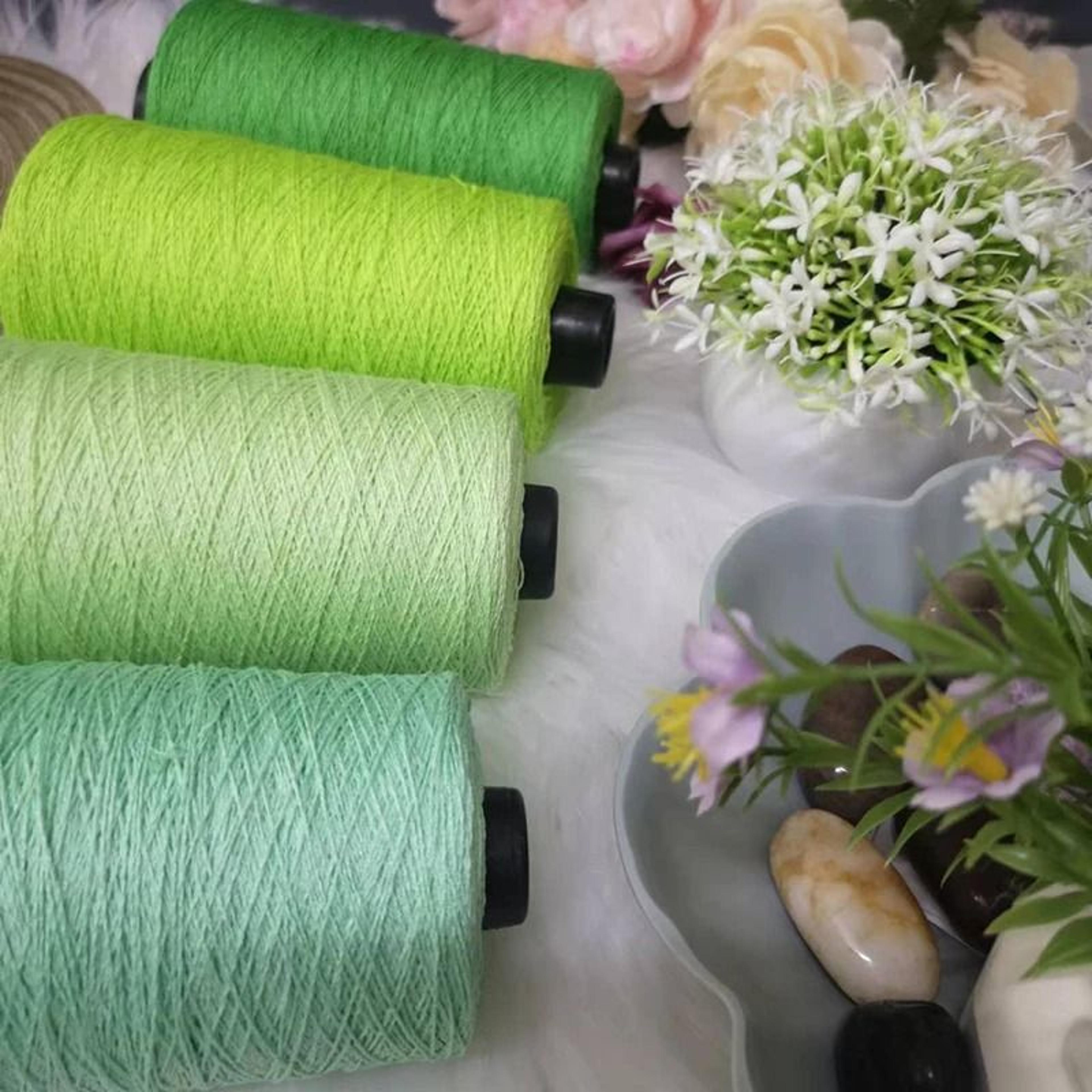 17.6 oz pure flax linen lace yarn no 8 high twist crochet thread for summer knitting