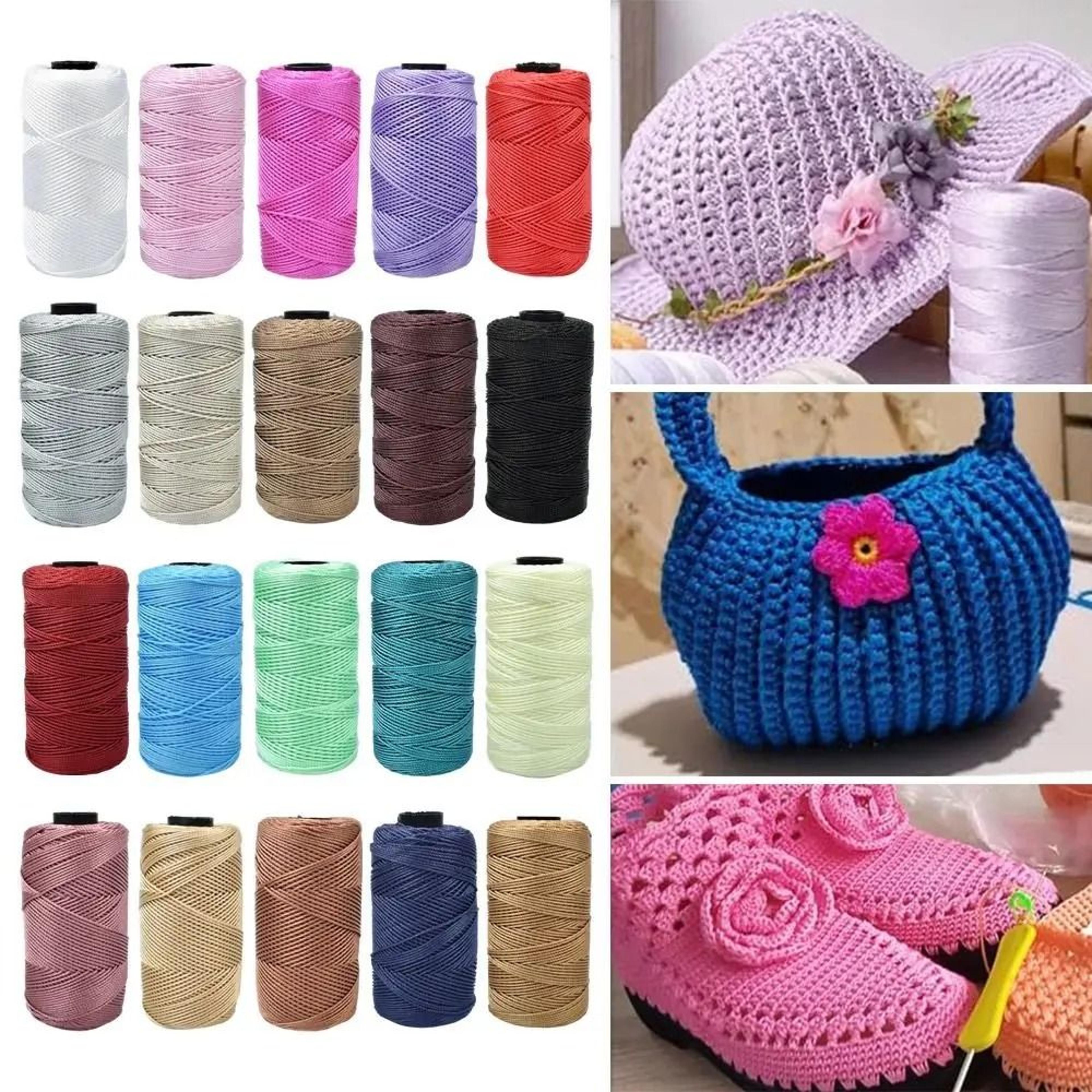 656 ft ice cotton silk yarn for crochet knitting and diy crafts