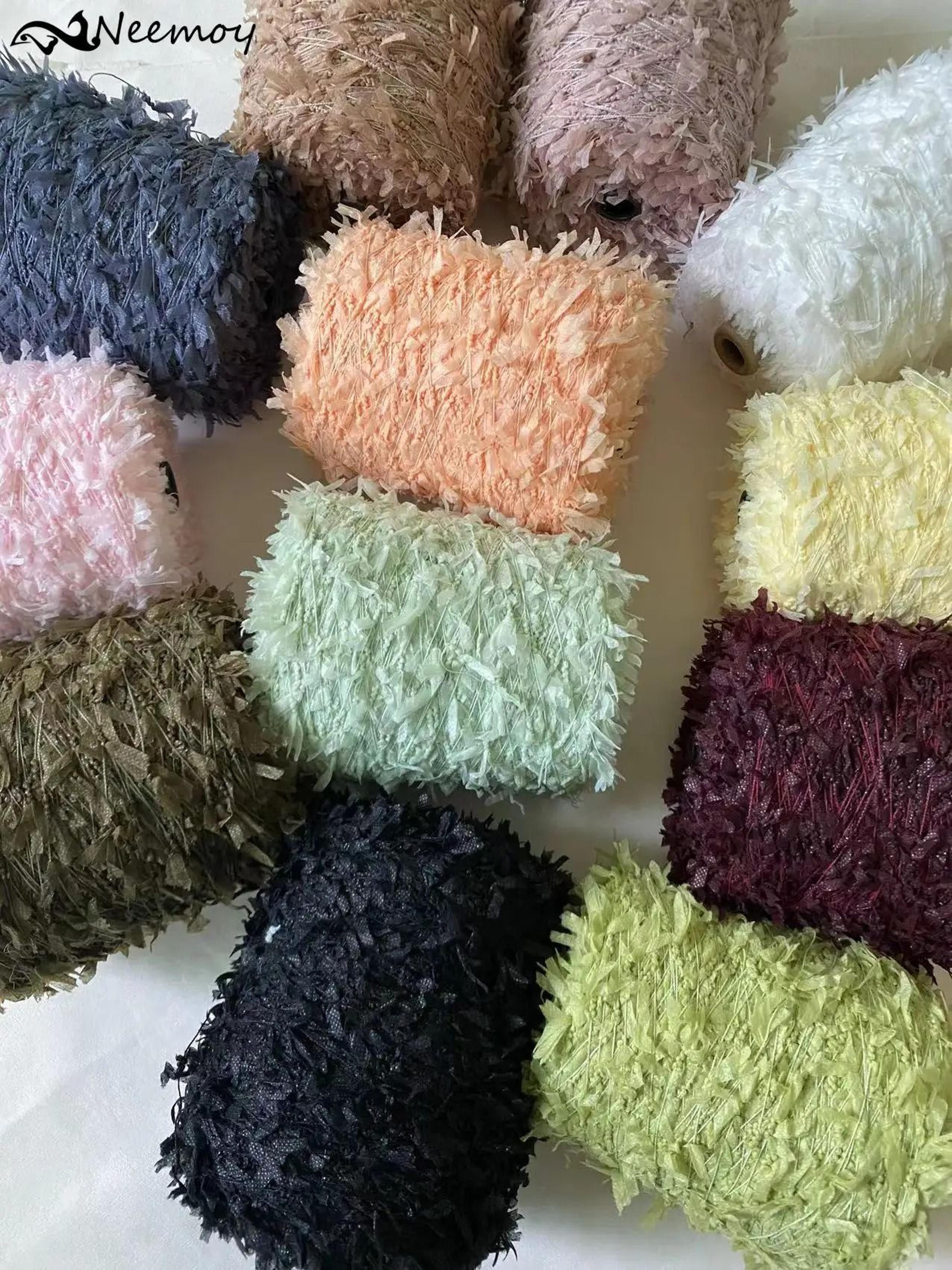 17.6 oz butterfly paper yarn for crochet knitting summer sweaters and diy crafts