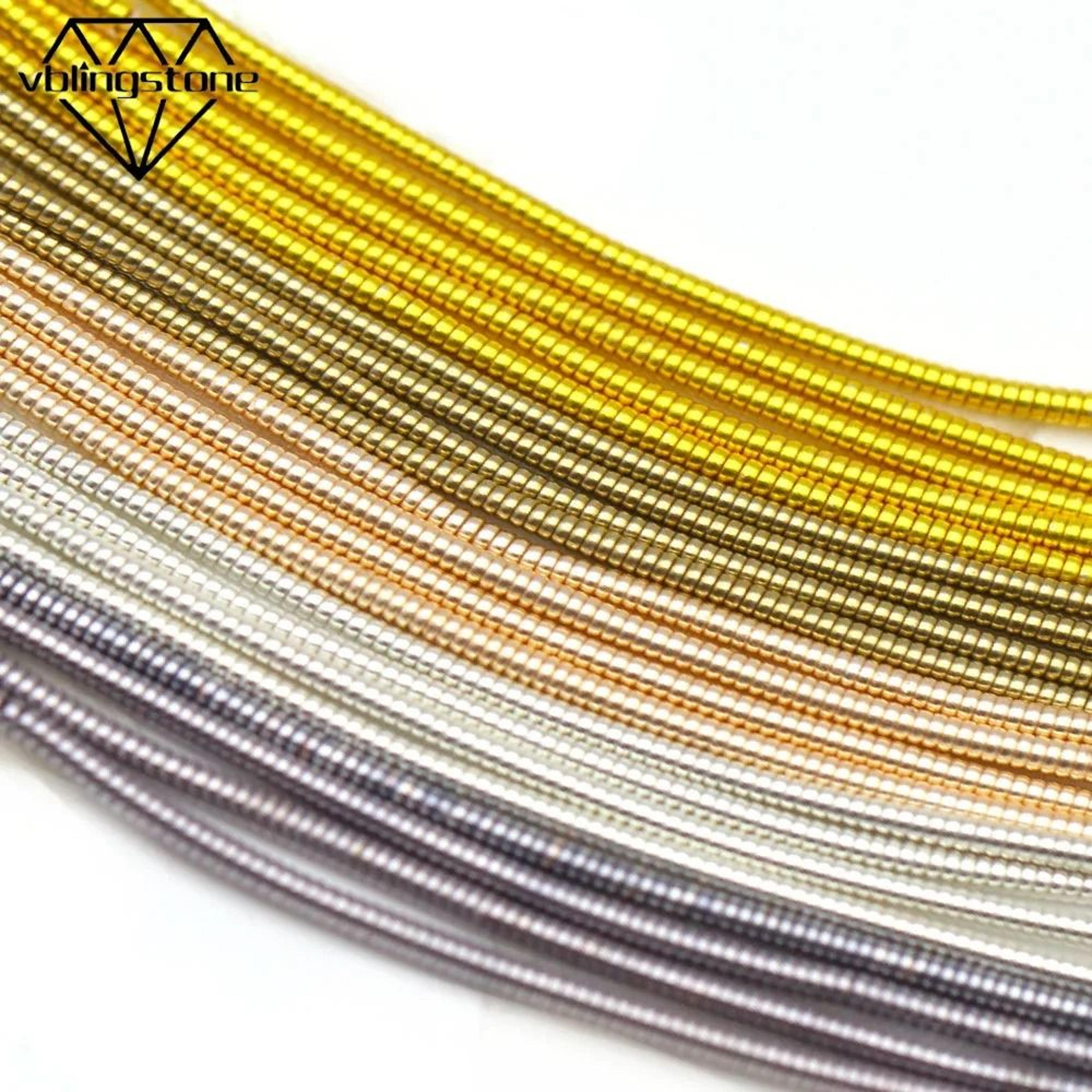 copper french bullion wire for hand embroidery, jewelry making, badges & diy crafts