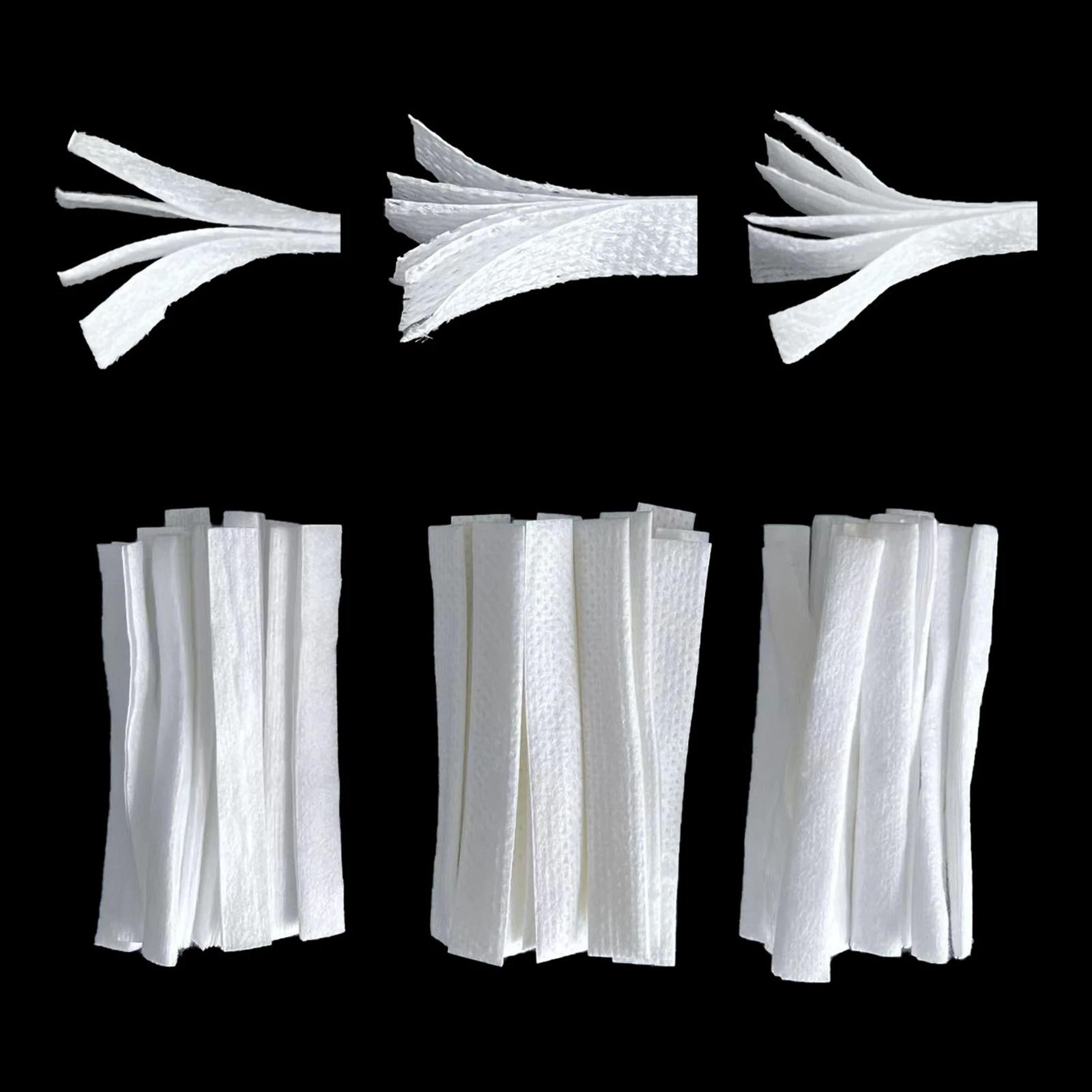 premium organic cotton mesh strips 70mm oil absorbent cotton wick 50 to 1200 pieces for diy crafts & replacement