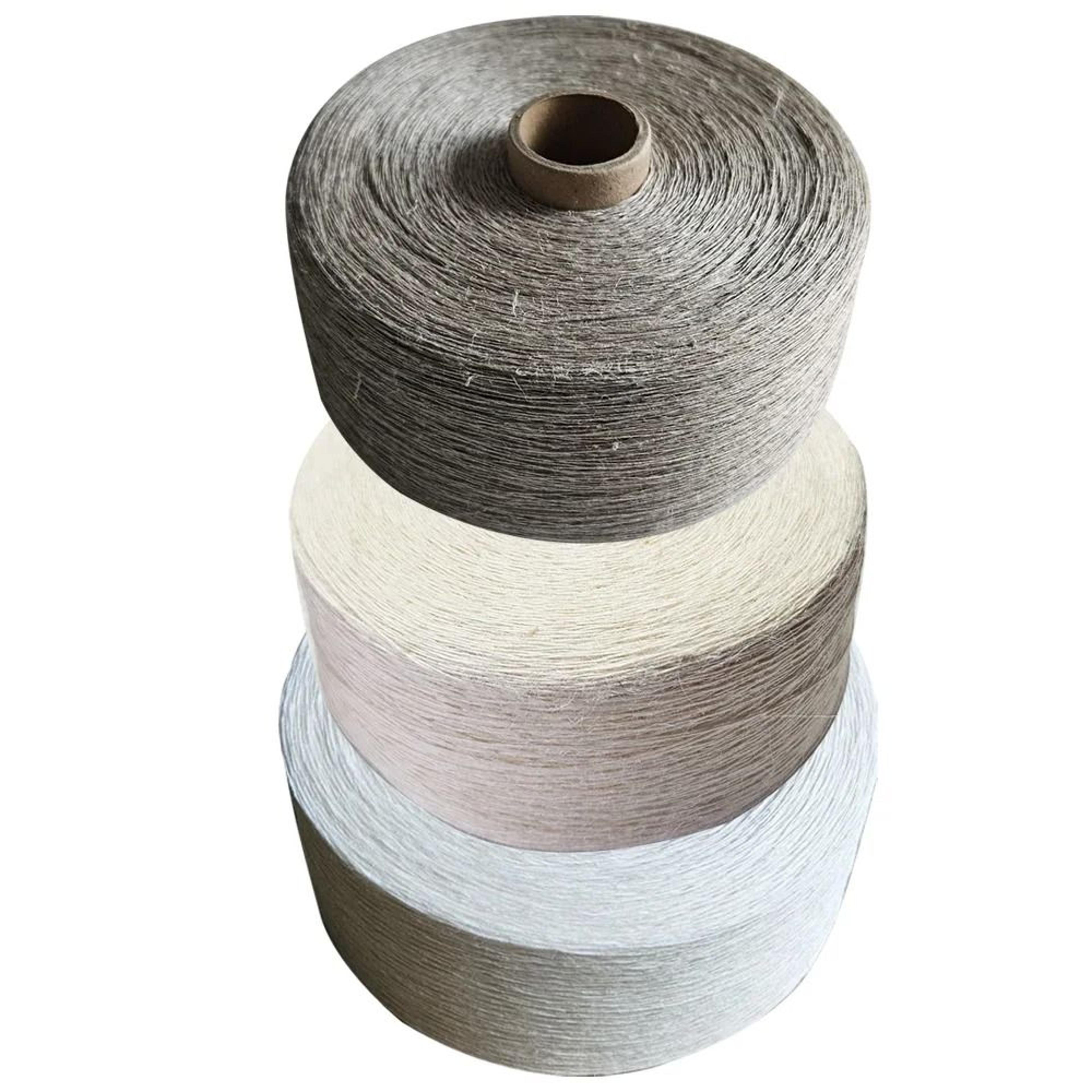 natural linen ramie yarn 100g eco friendly 1 ply or 2 ply yarn for knitting crochet weaving & diy crafts