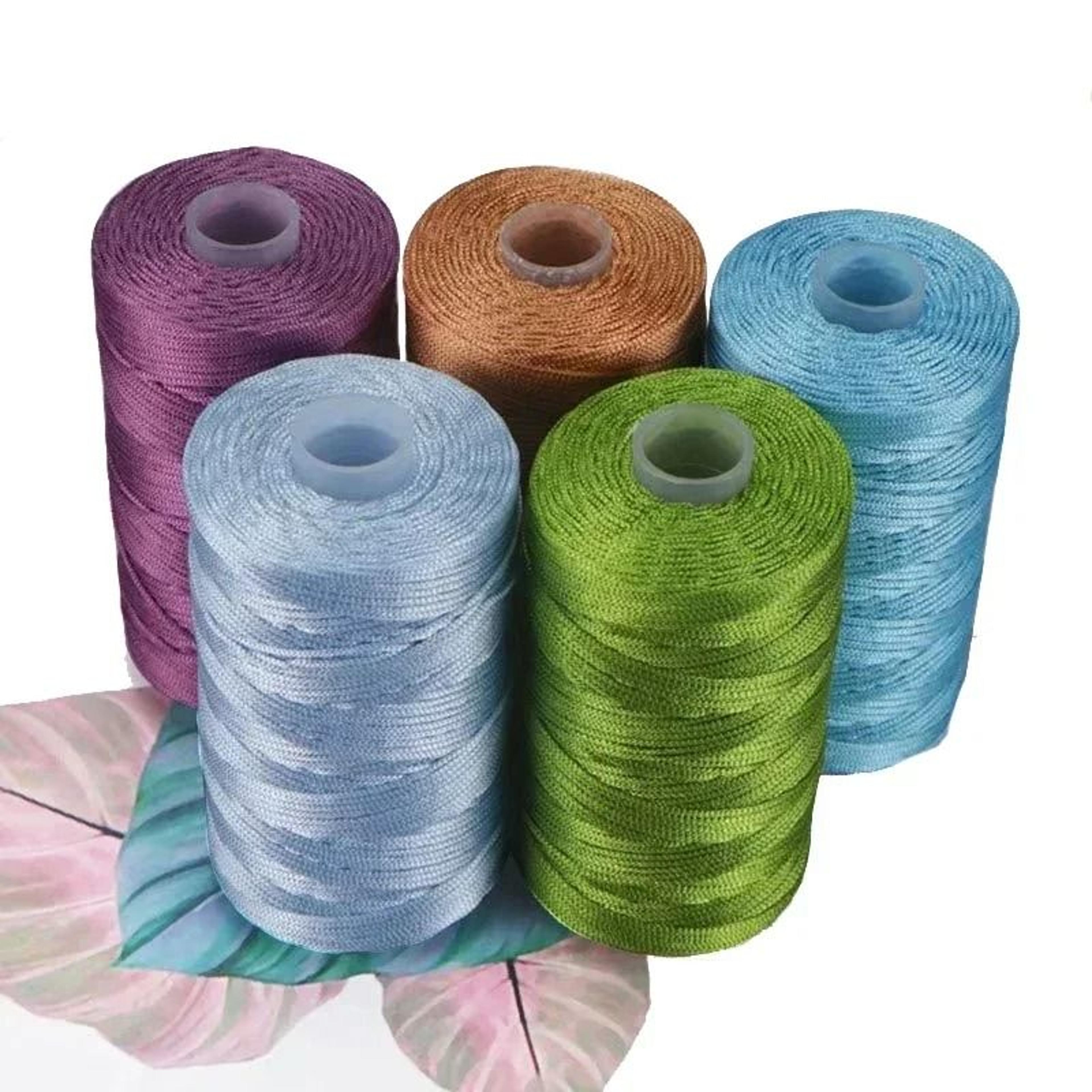 summer ice cotton crochet yarn 100g 1.5mm nylon cord for hand knitting bags hats shoes & diy crafts