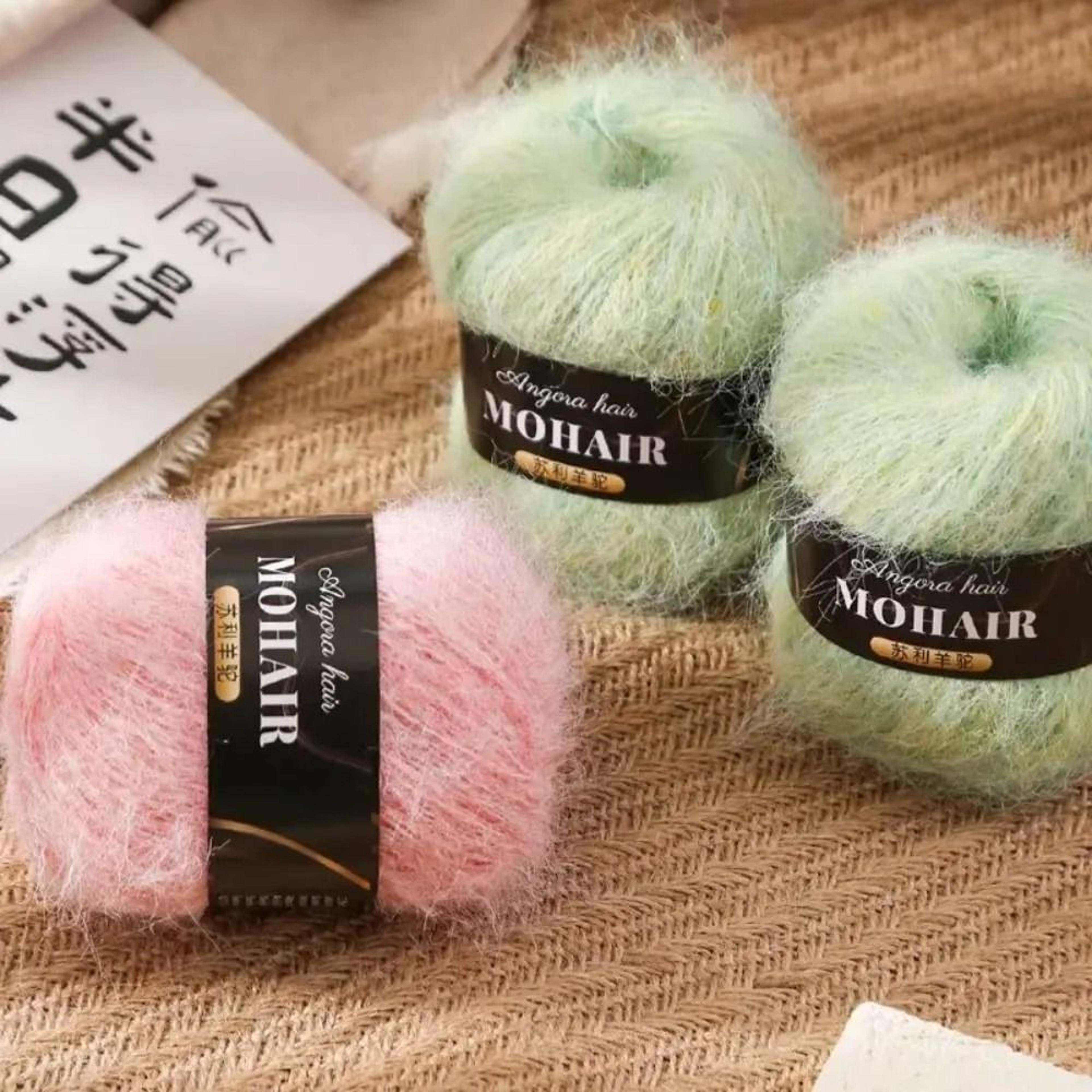 soft cotton blend alpaca mohair yarn for knitting, crochet and cozy handmade crafts
