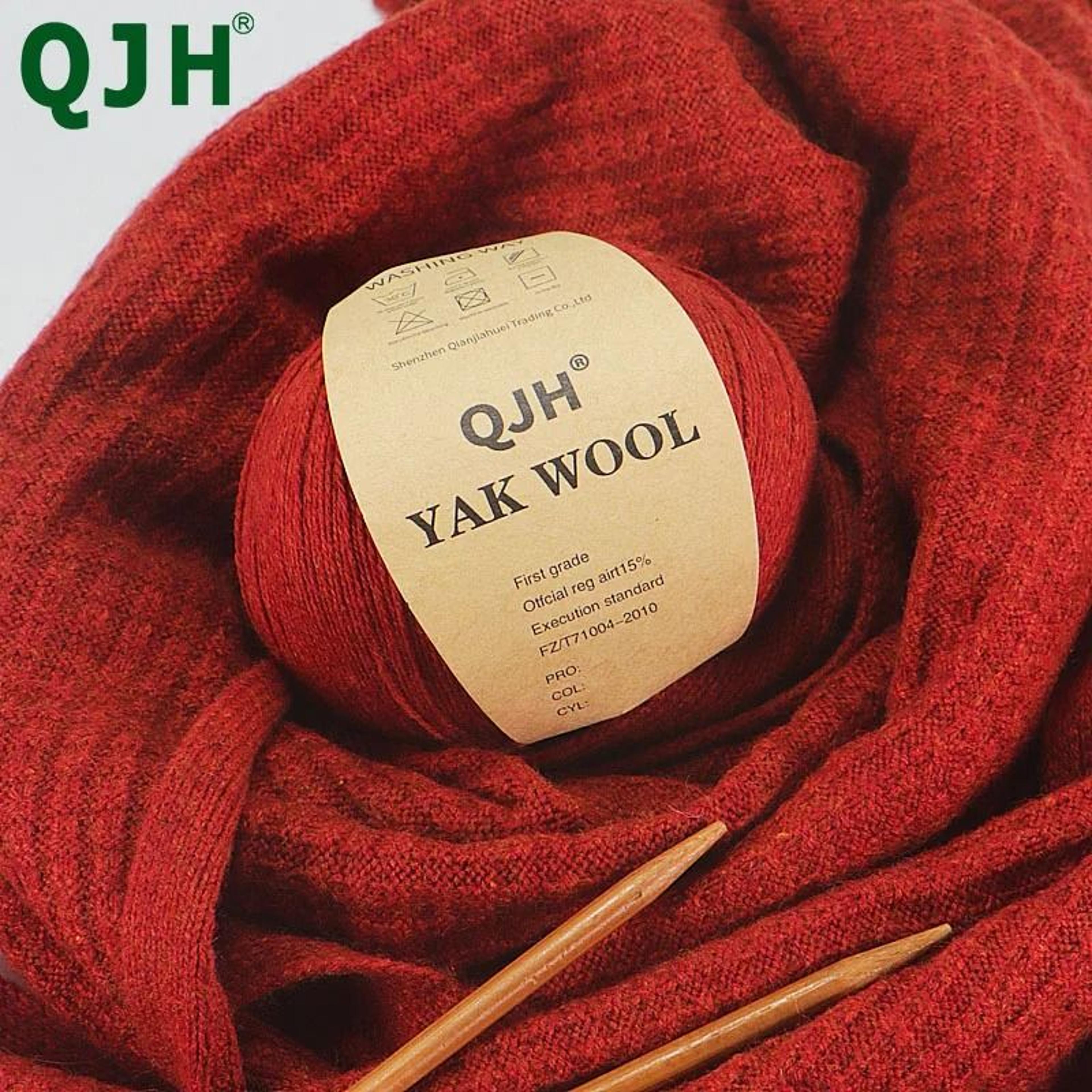 natural mongolian yak wool yarn 6 piece set