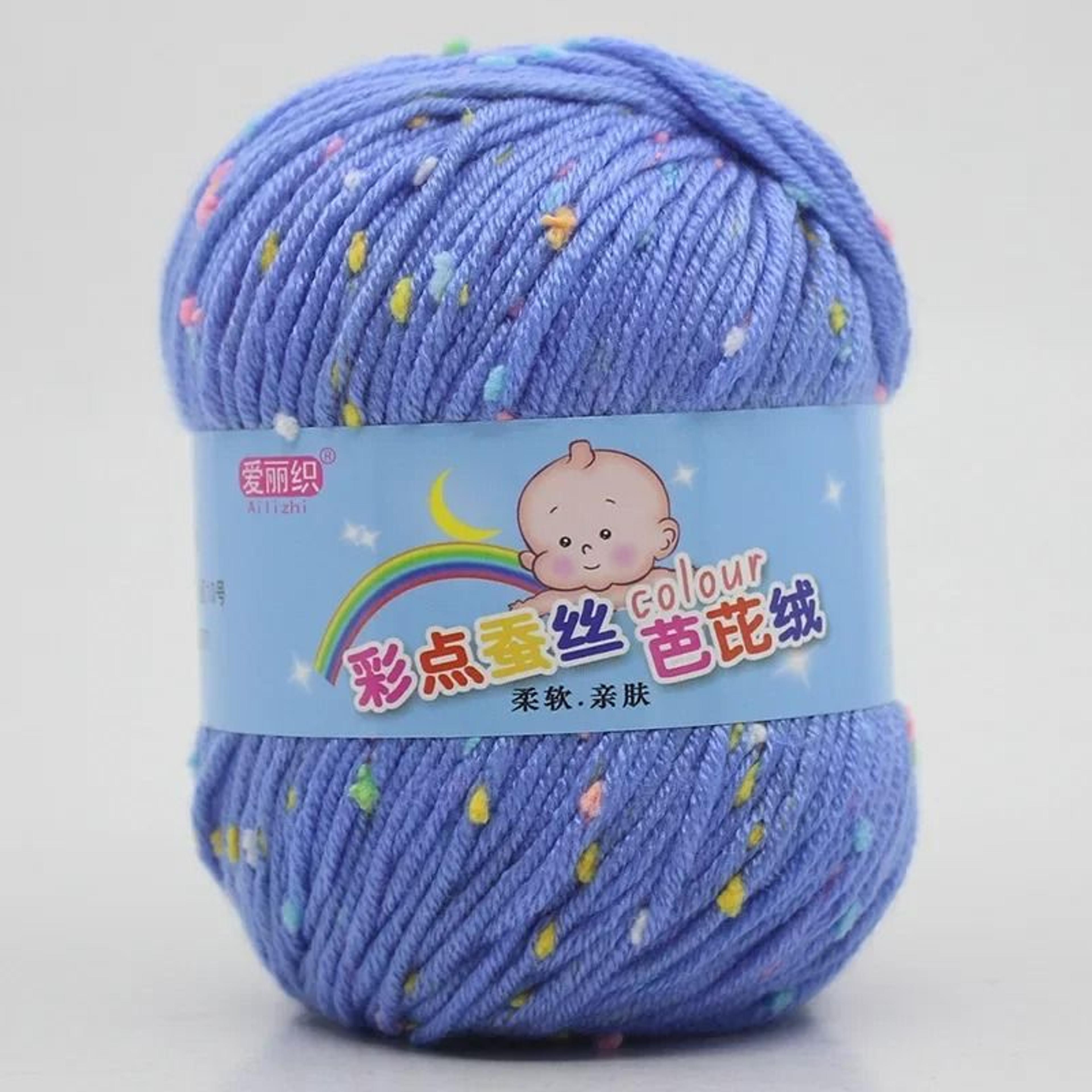colorful milk cotton yarn for knitting and crochet