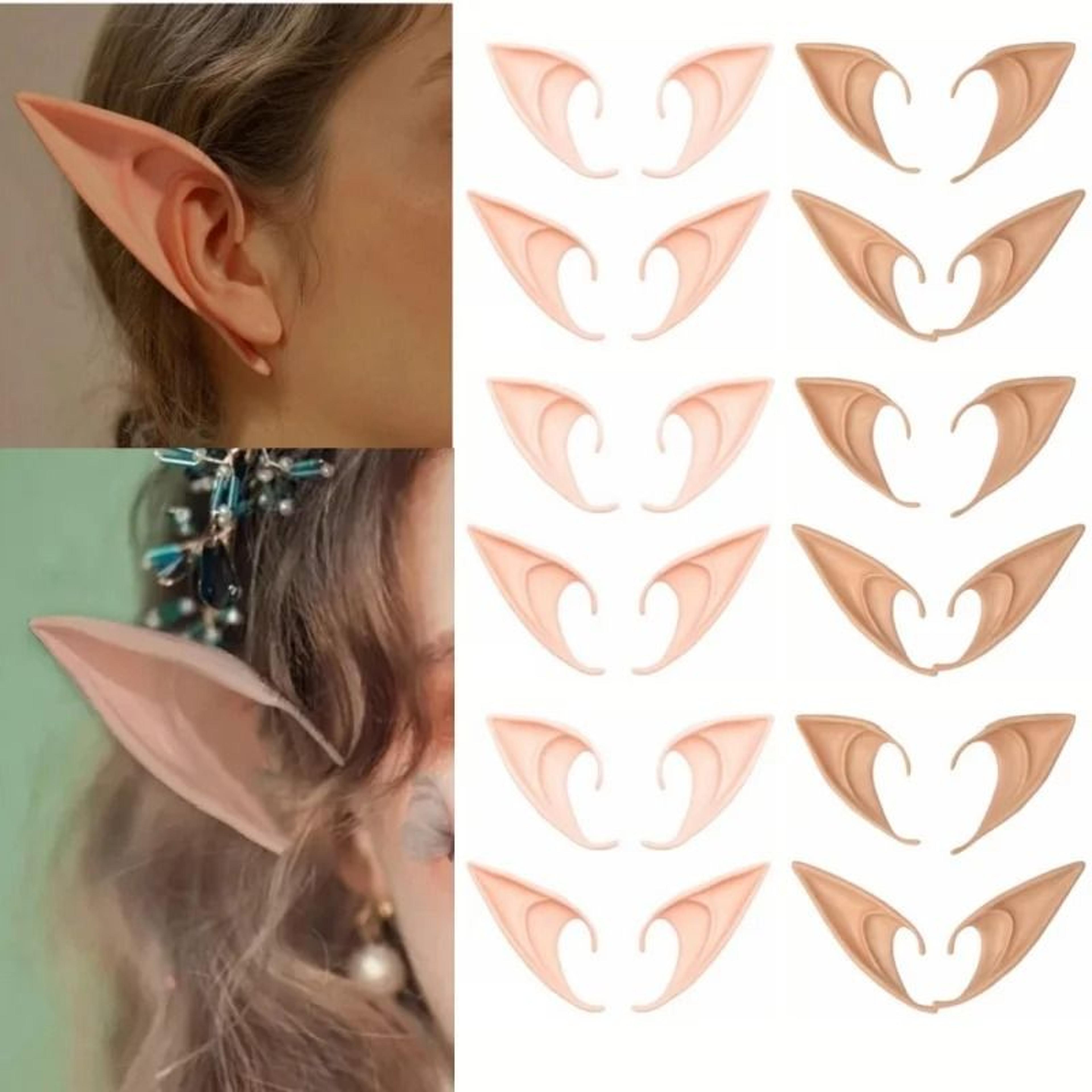 realistic silicone elf ears for fairy vampire cosplay