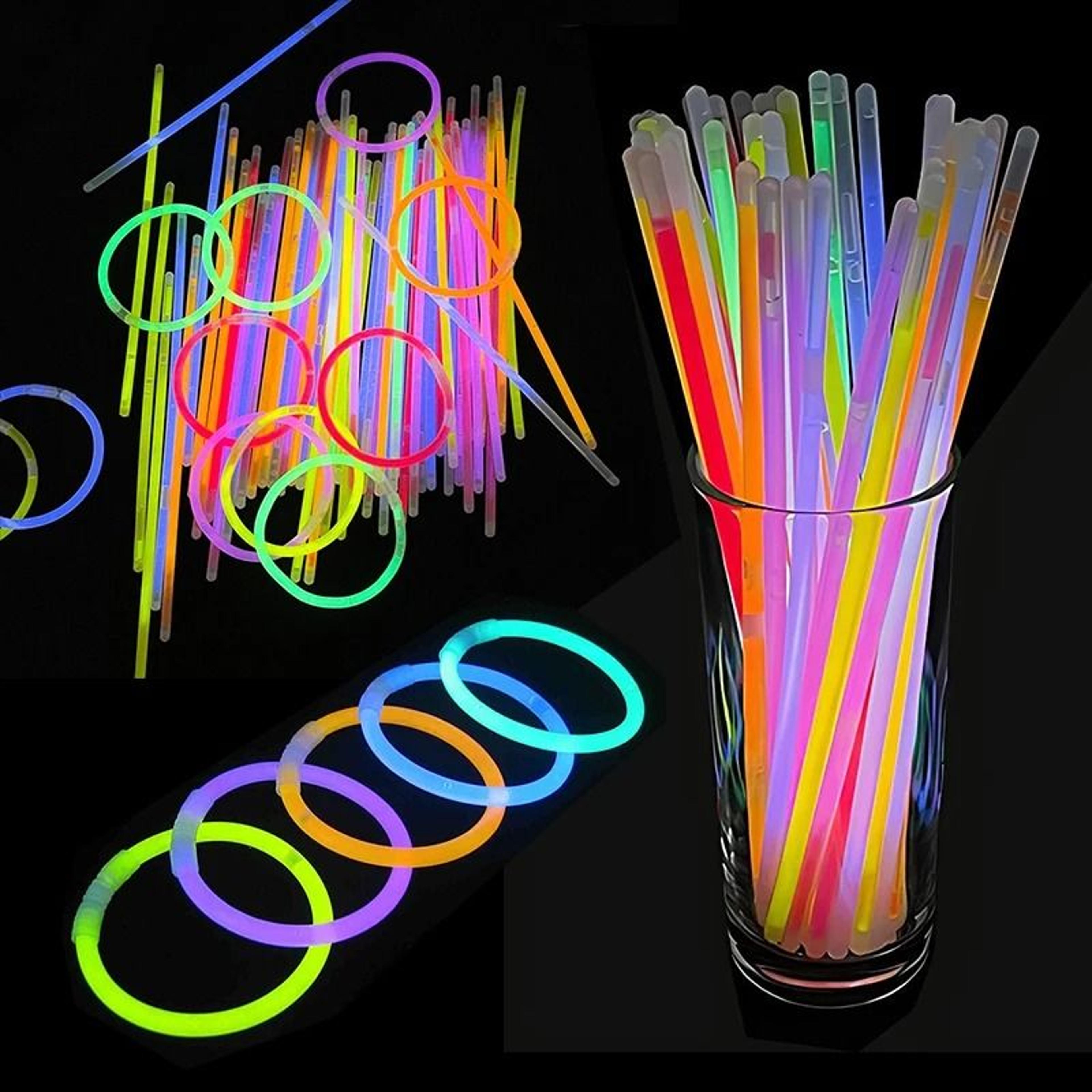 glow stick party light set for festivals events and night celebrations