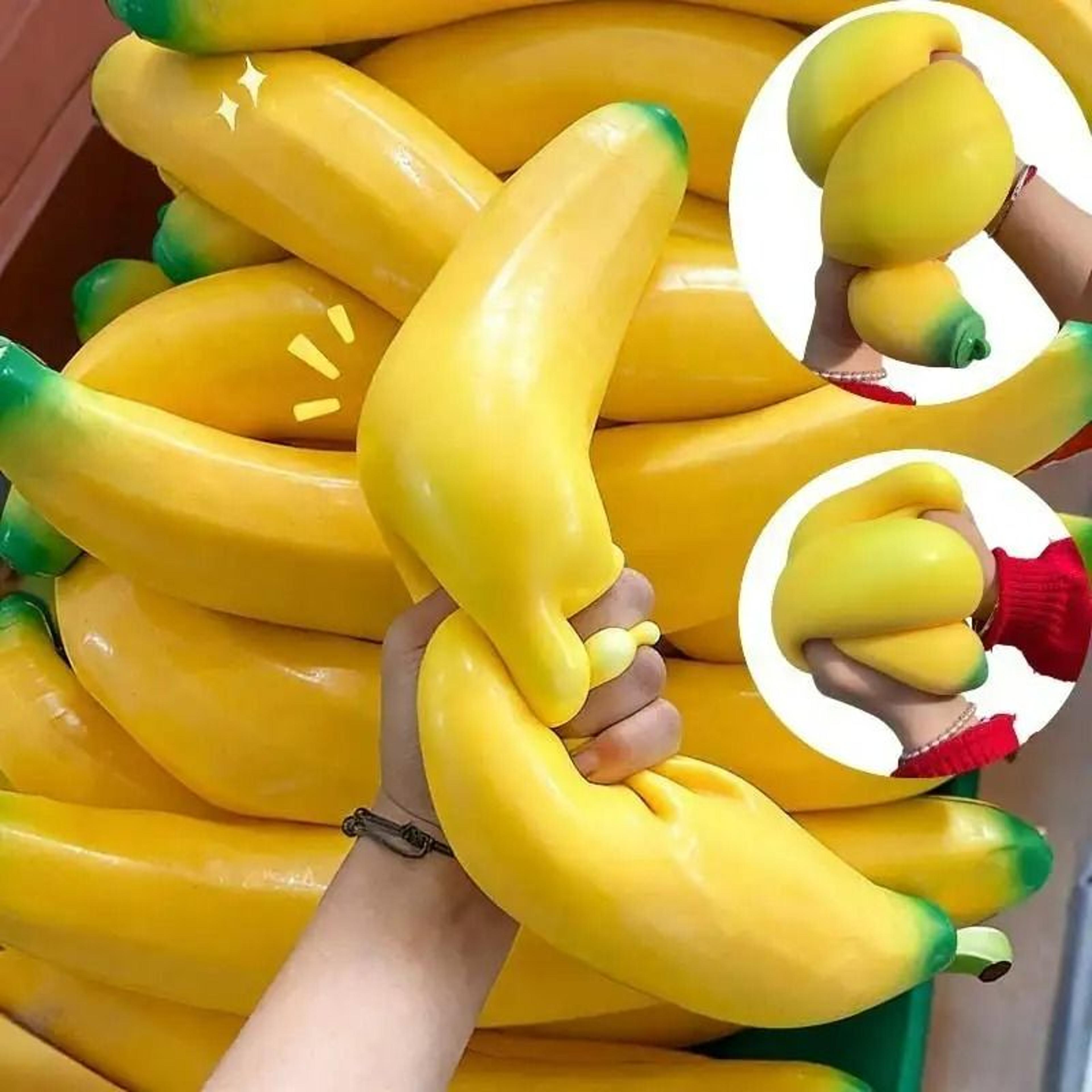 jumbo banana squishy slow rebound stress relief squeeze toy