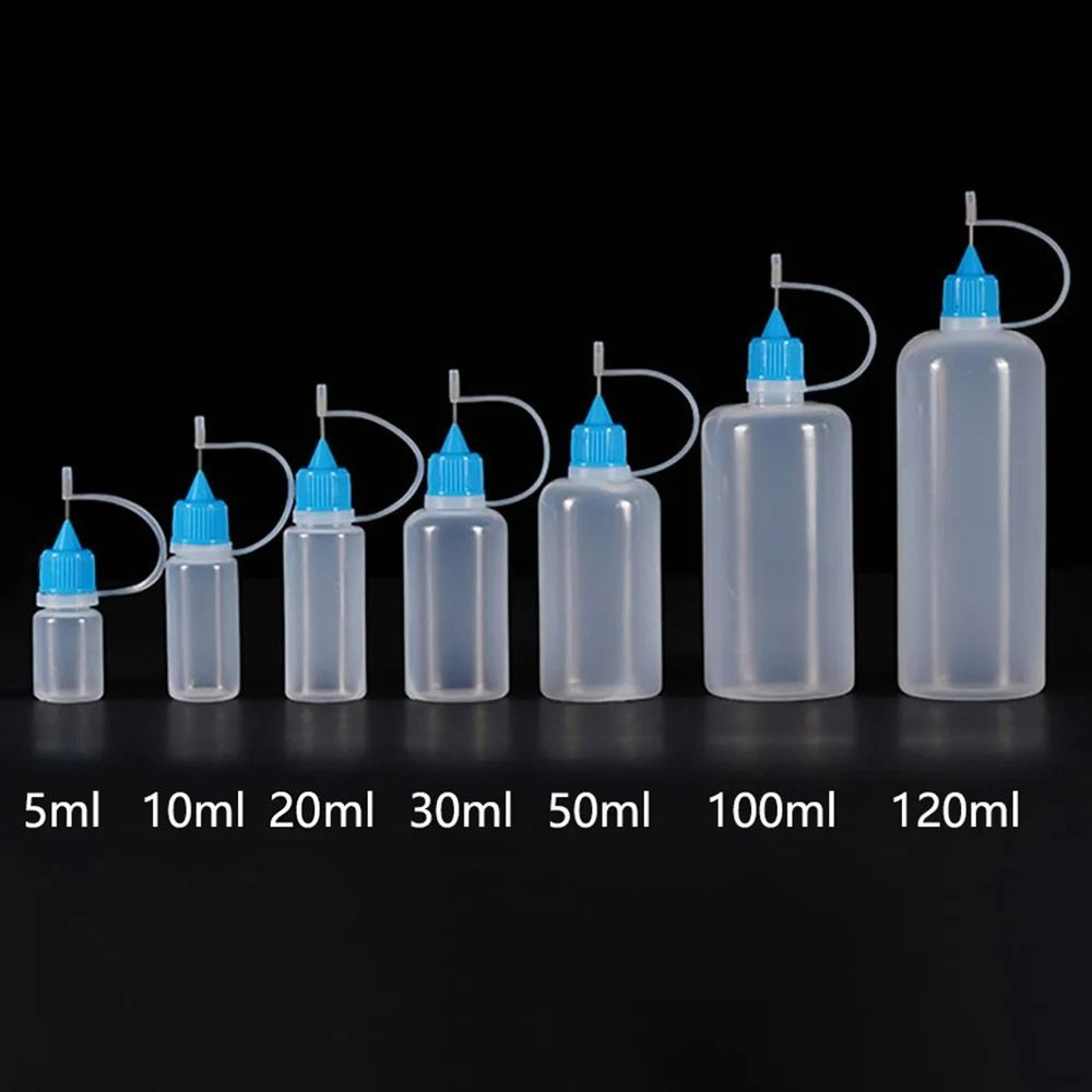 refillable precision tip squeeze bottle for oils glue and diy liquids