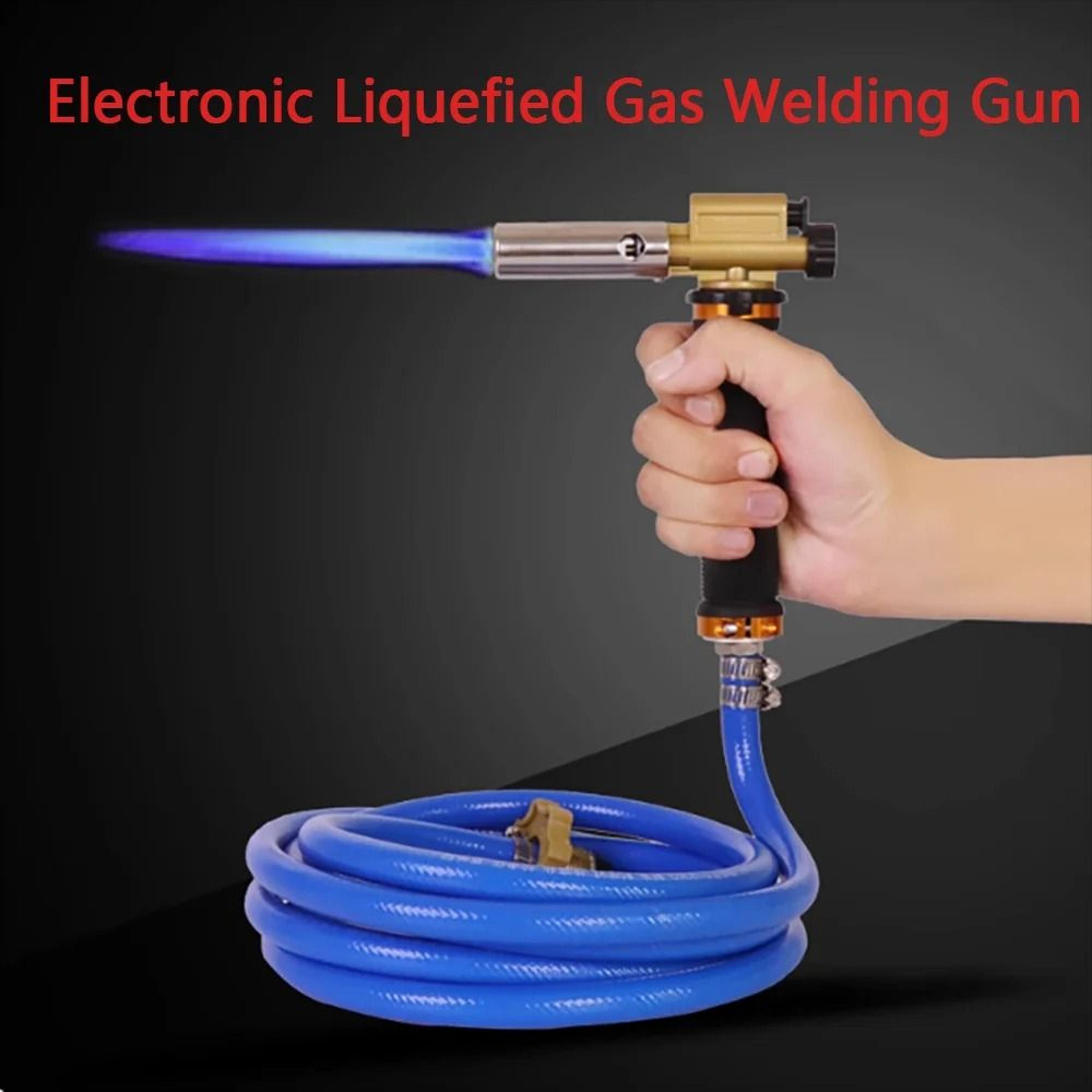 copper gas welding torch with explosion resistant hose