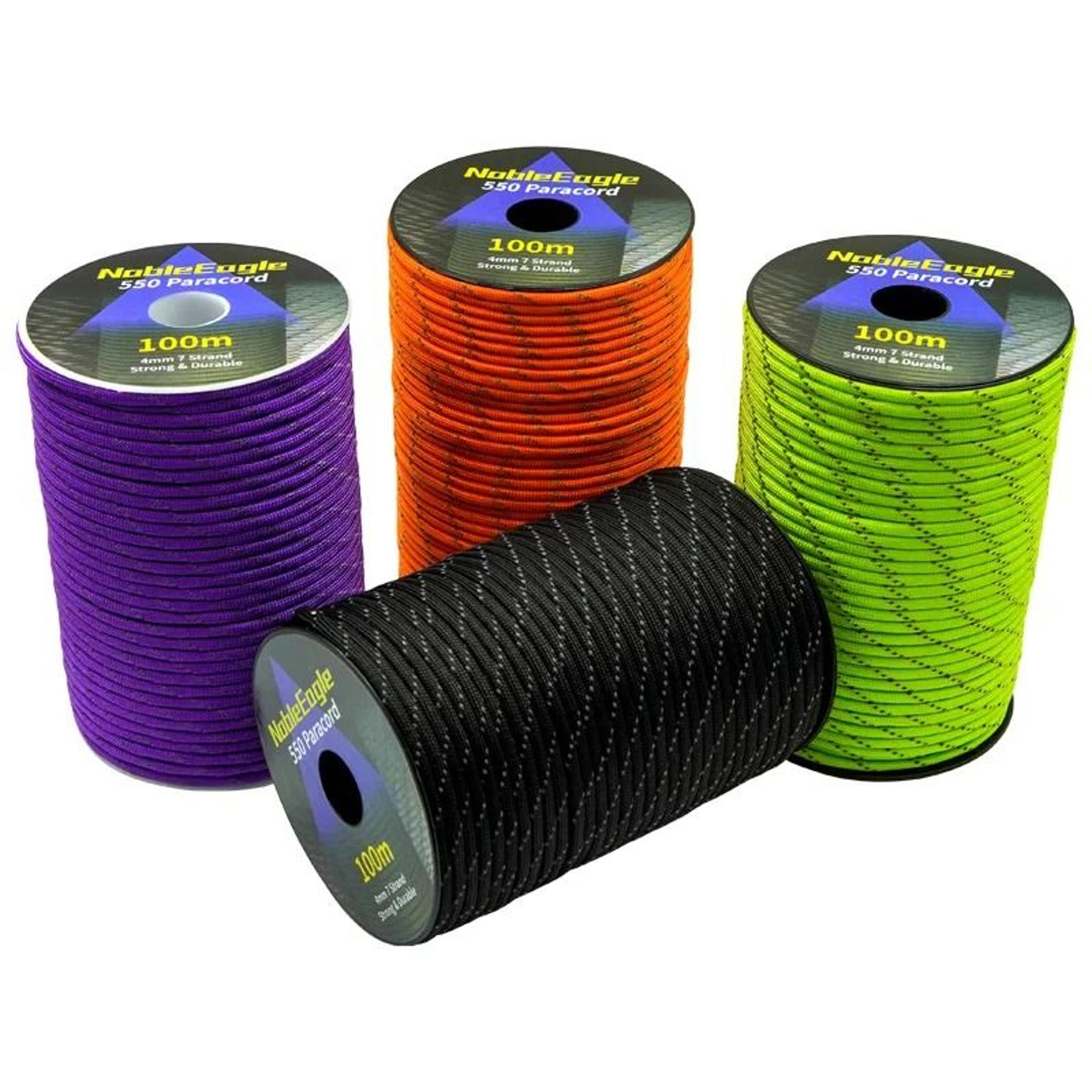 reflective 550 paracord 7 strand camping tent and utility cord