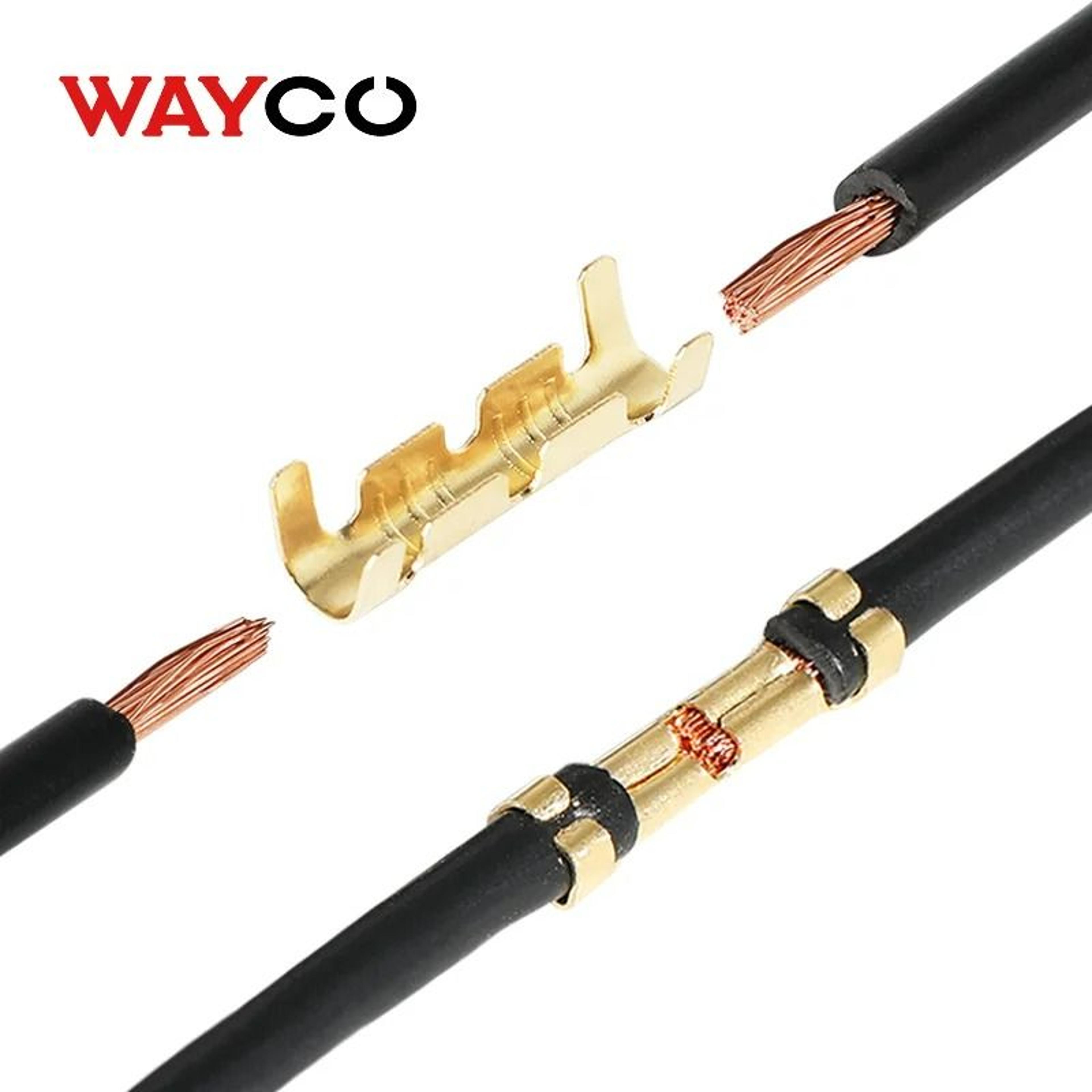 u shaped electrical wire crimp connectors with heat shrink tubing kit