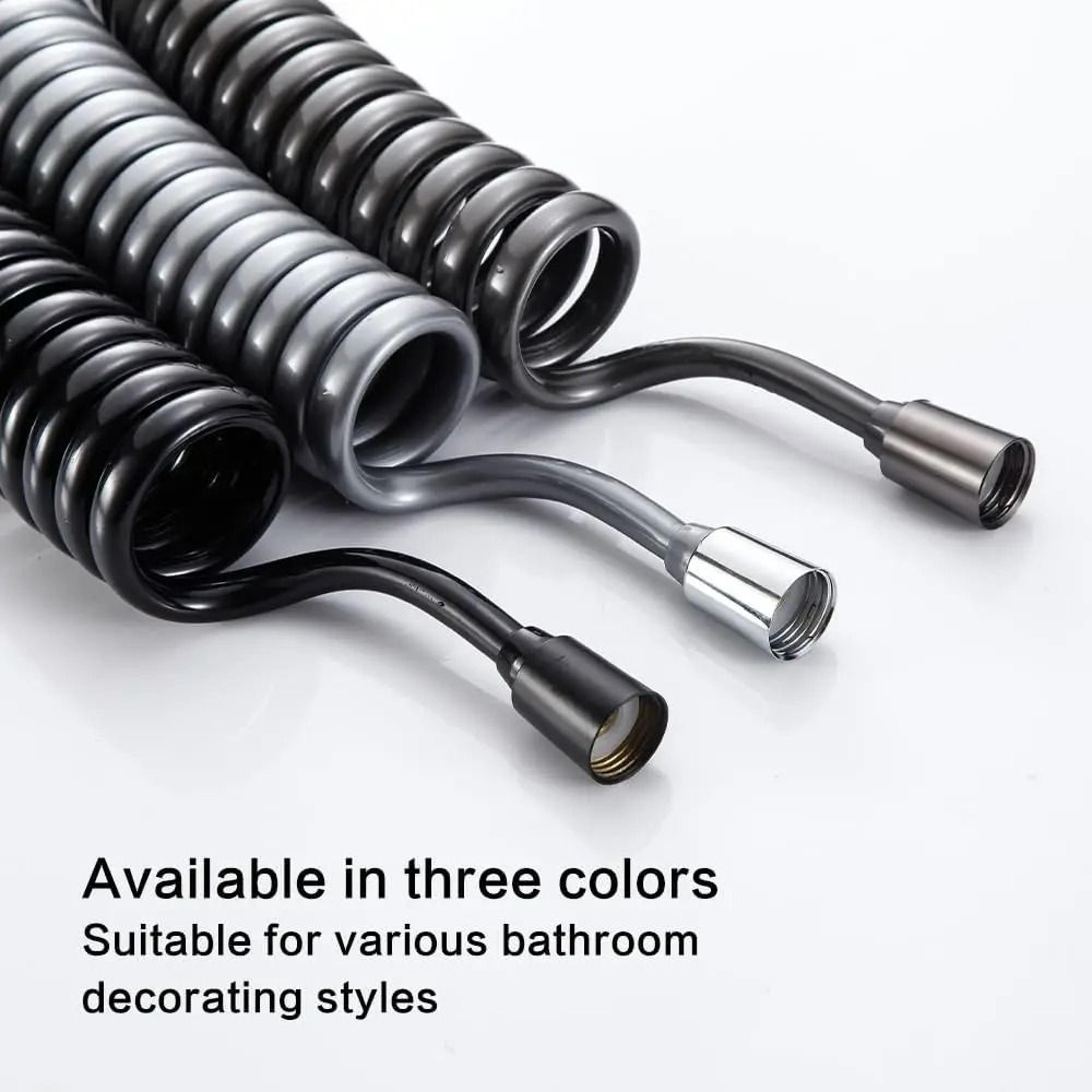 retractable spring shower hose flexible spiral bidet hose
