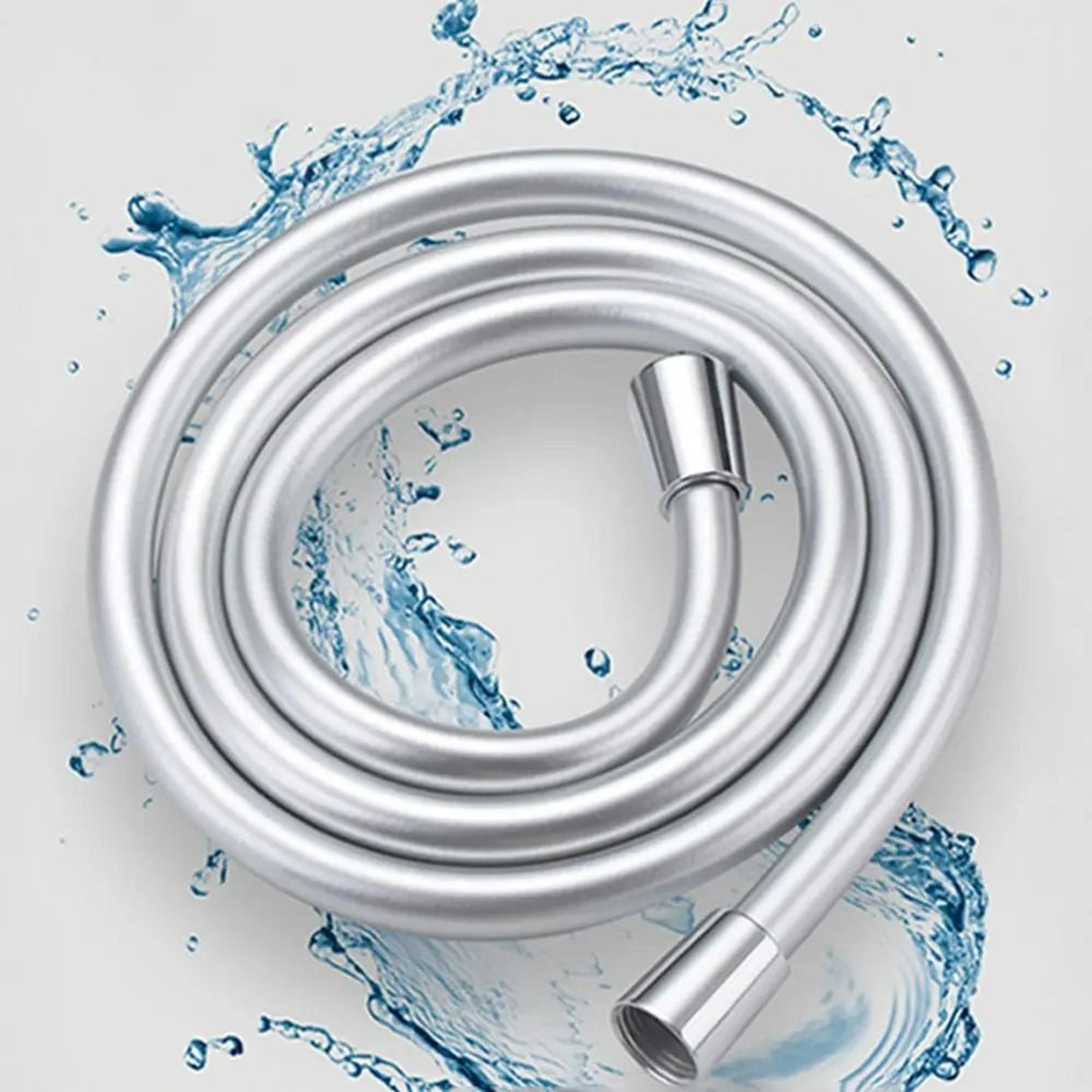 flexible pvc handheld shower hose anti tangle bathroom extension