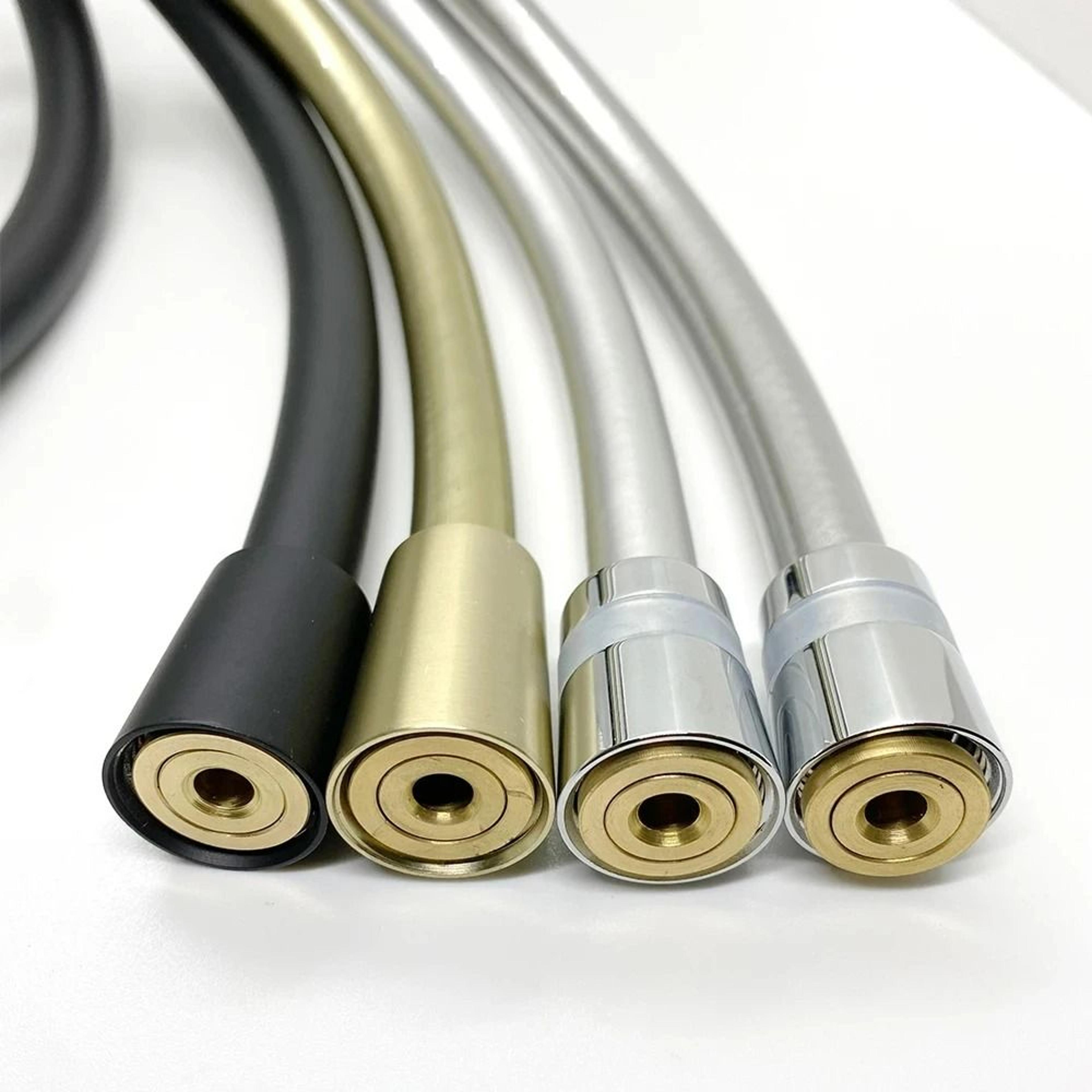 pvc high pressure flexible shower hose with anti tangle g1/2 connection