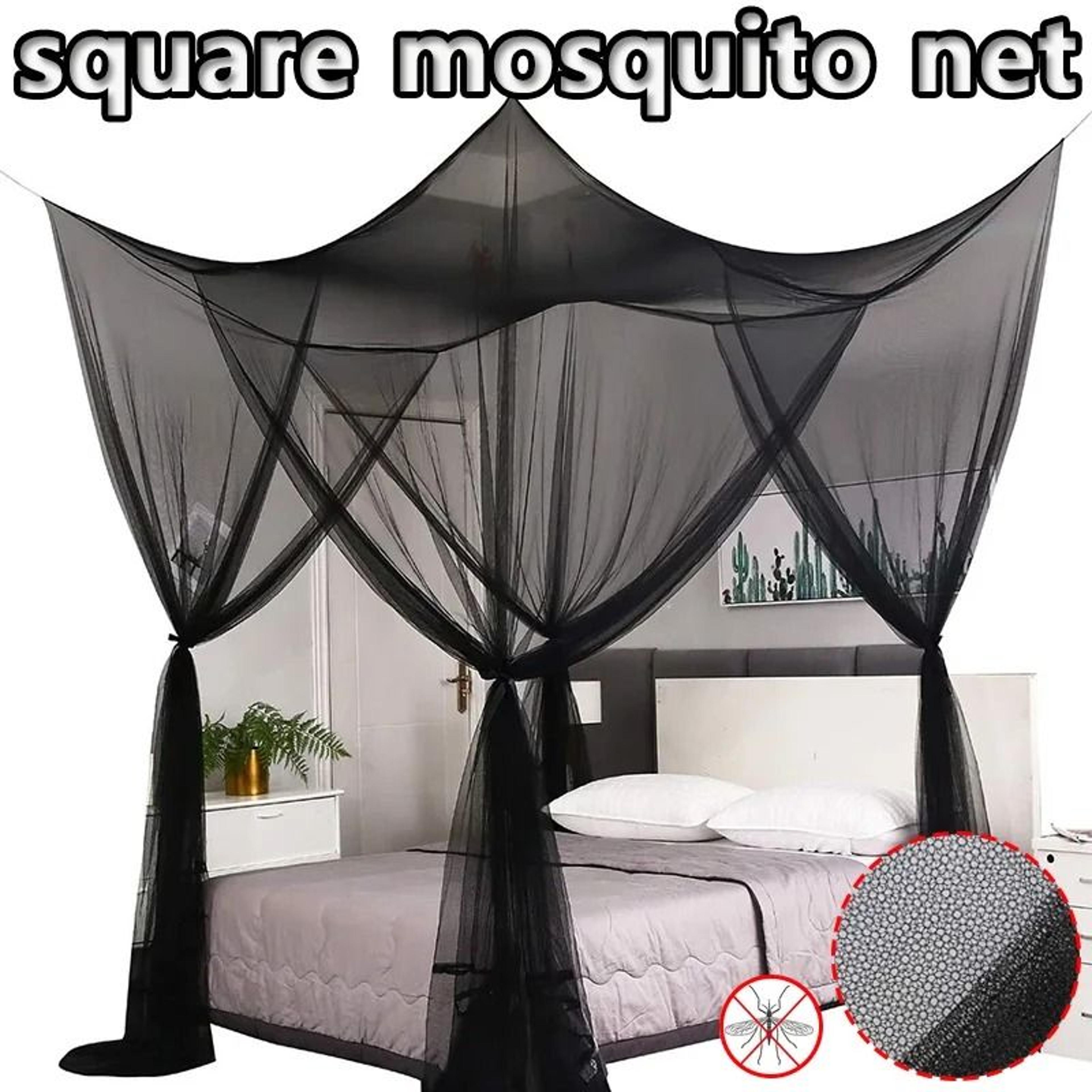 large four door mosquito net breathable mesh bed and camping canopy
