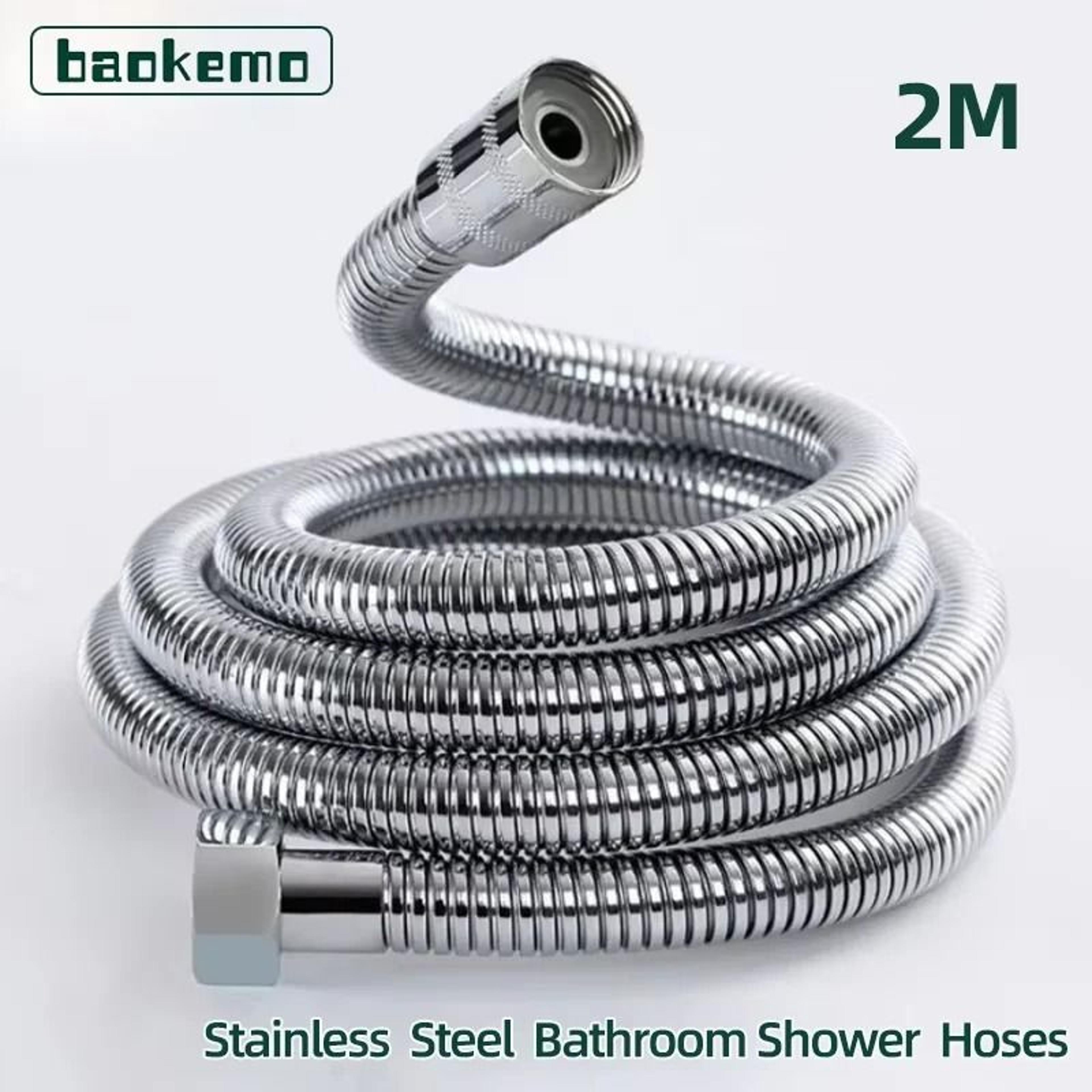 baokemo stainless steel high flow shower hose 6.56 ft