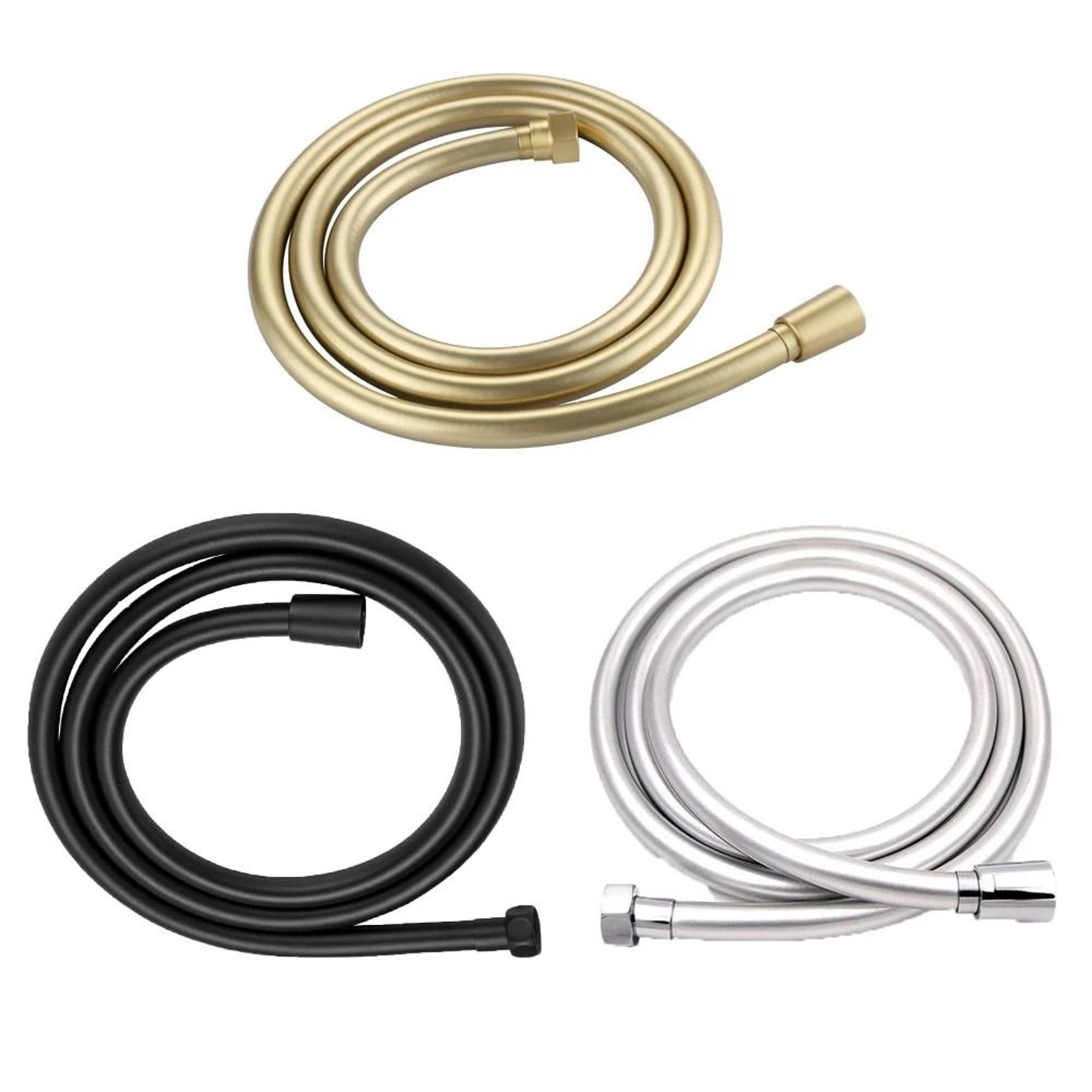 flexible pvc shower hose for handheld showerhead and bathroom plumbing