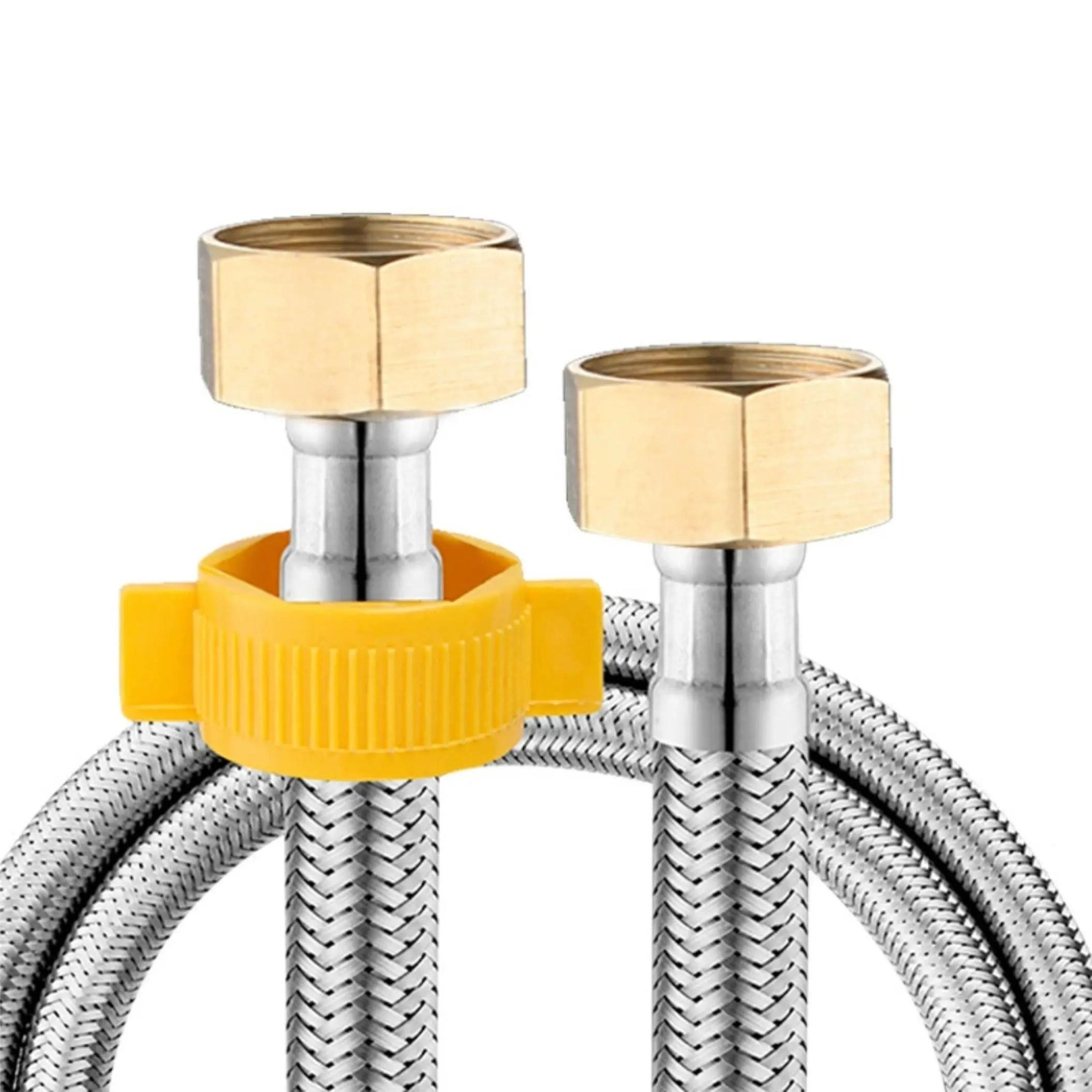 g1/2 stainless steel corrugated water supply hose for faucet toilet and water heater