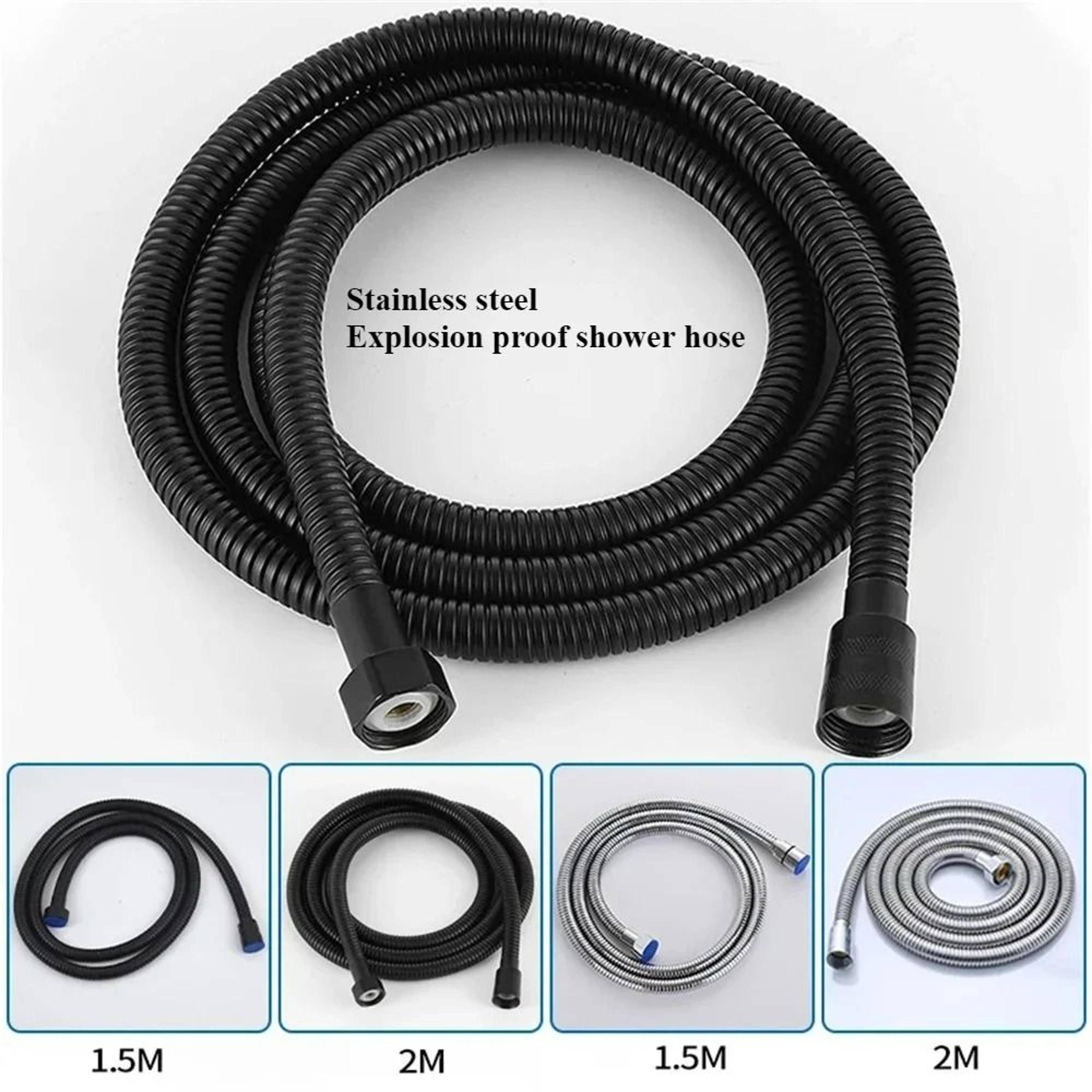 sus 304 stainless steel flexible shower hose extension for handheld shower