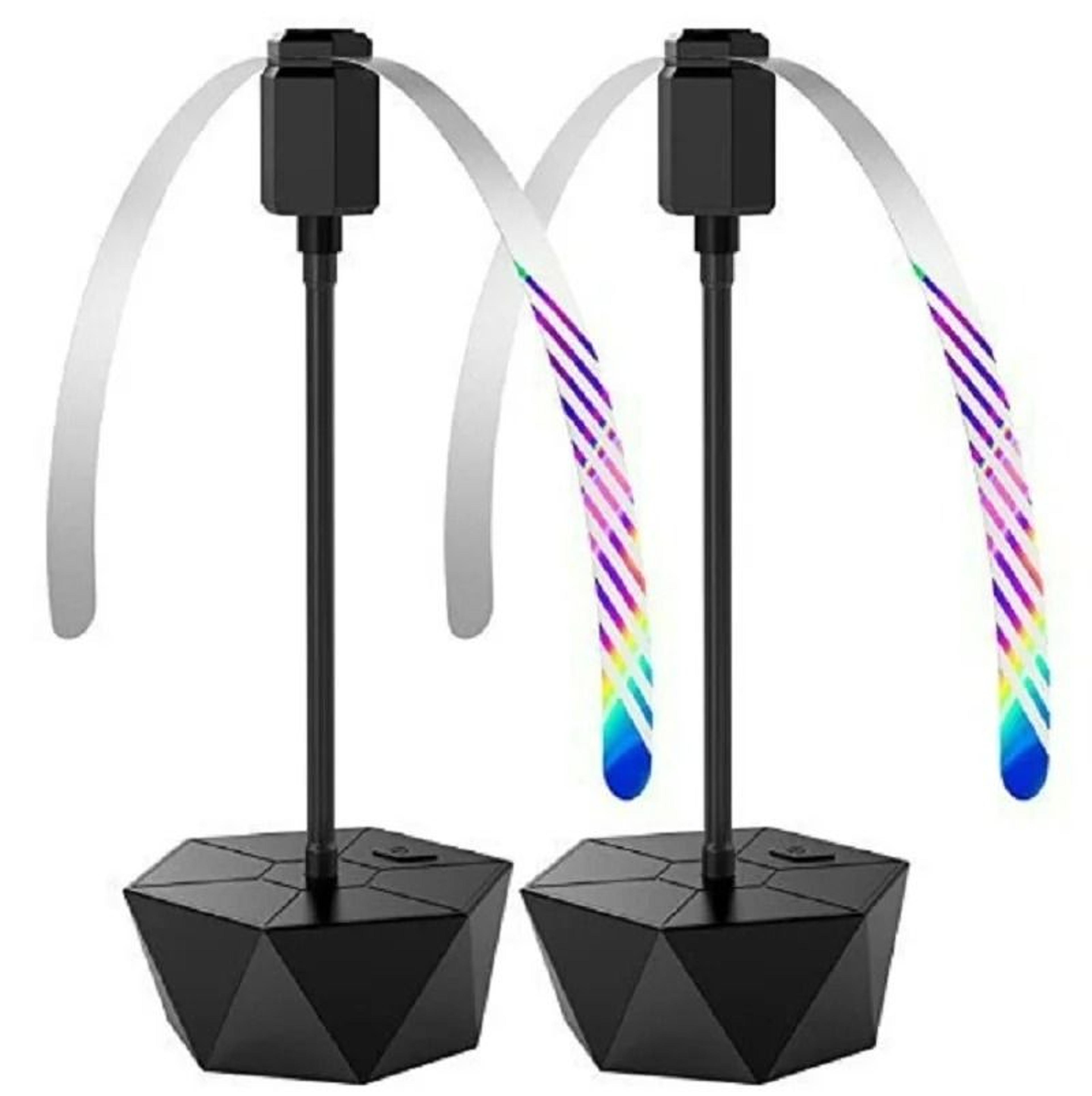 bonsai style bendable rechargeable fly repellent fan for outdoor dining