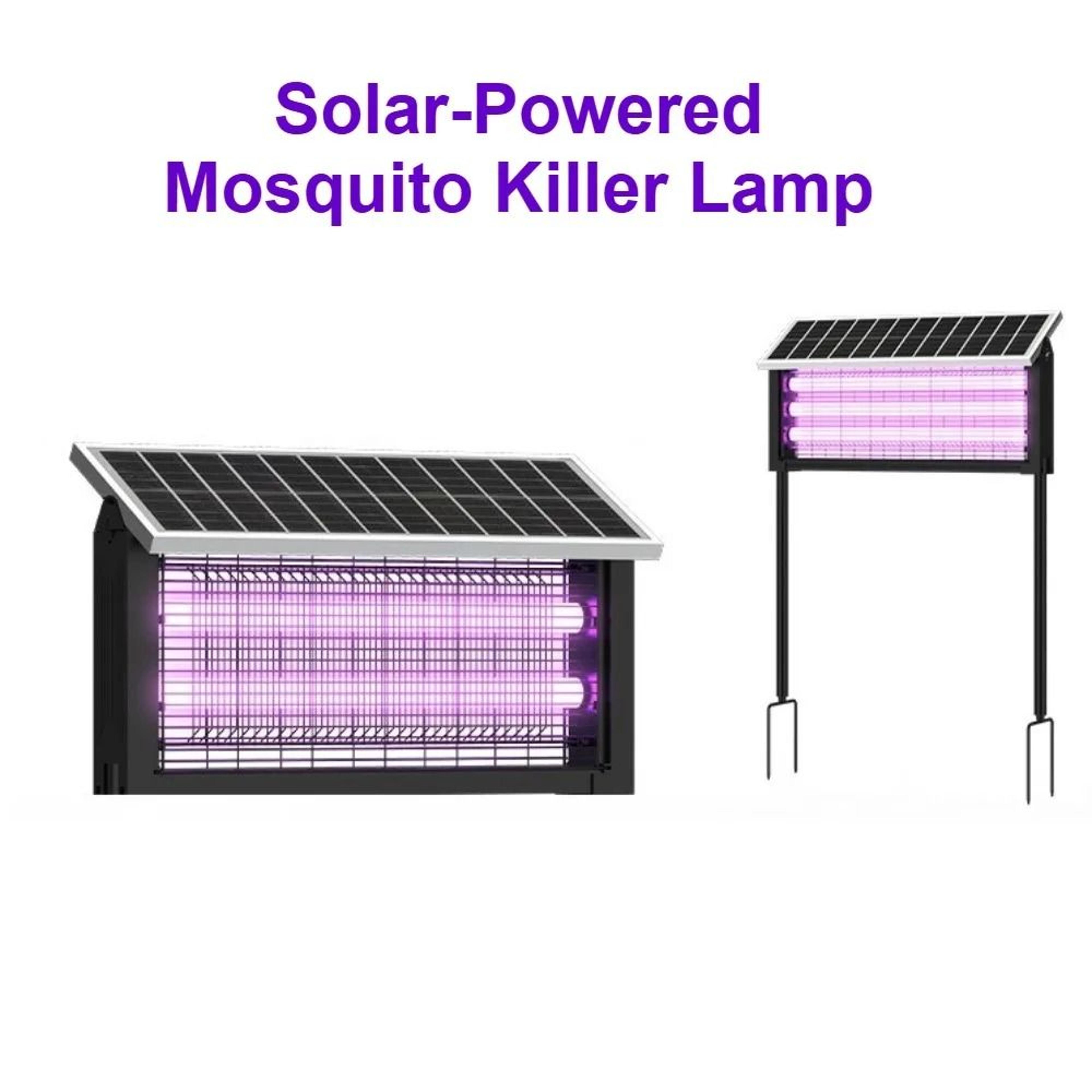 solarguard outdoor solar mosquito zapper waterproof insect killer lamp
